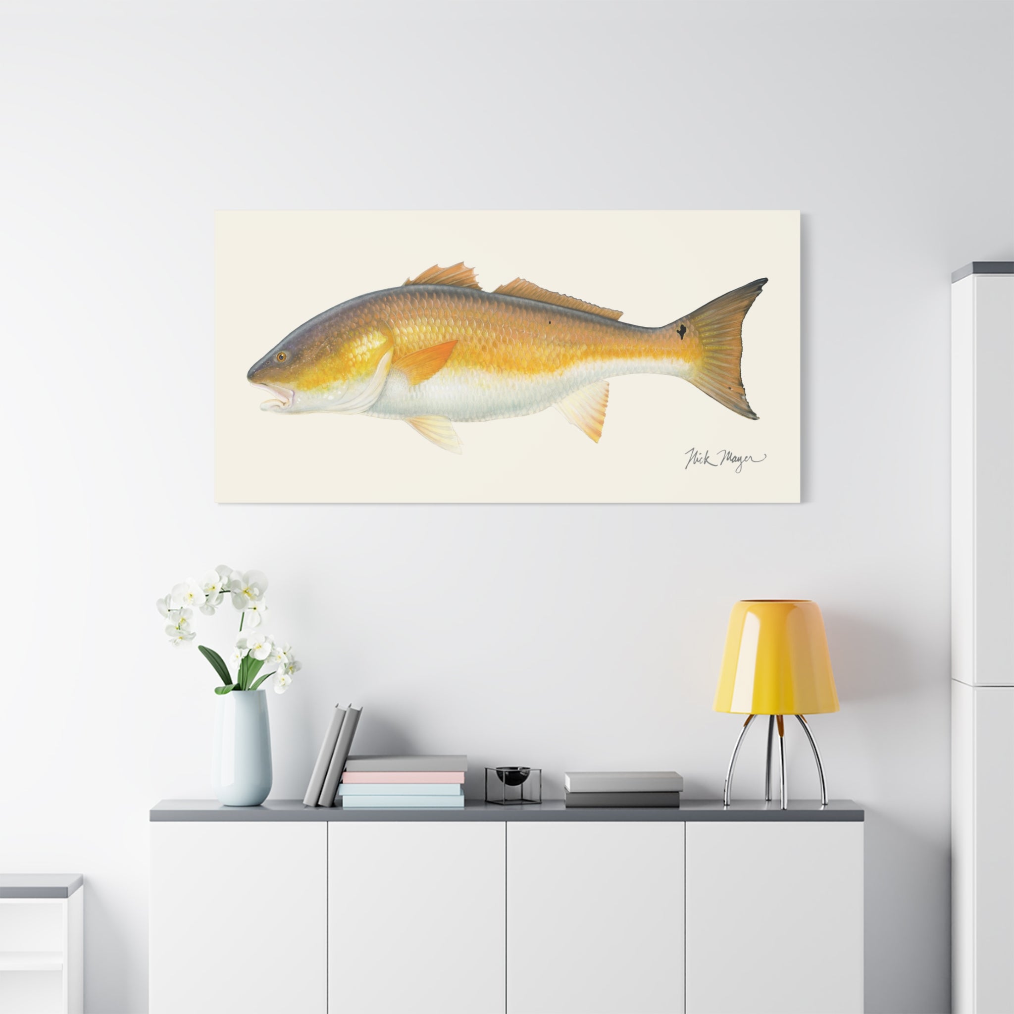 Bull Redfish Canvas Print Printify
