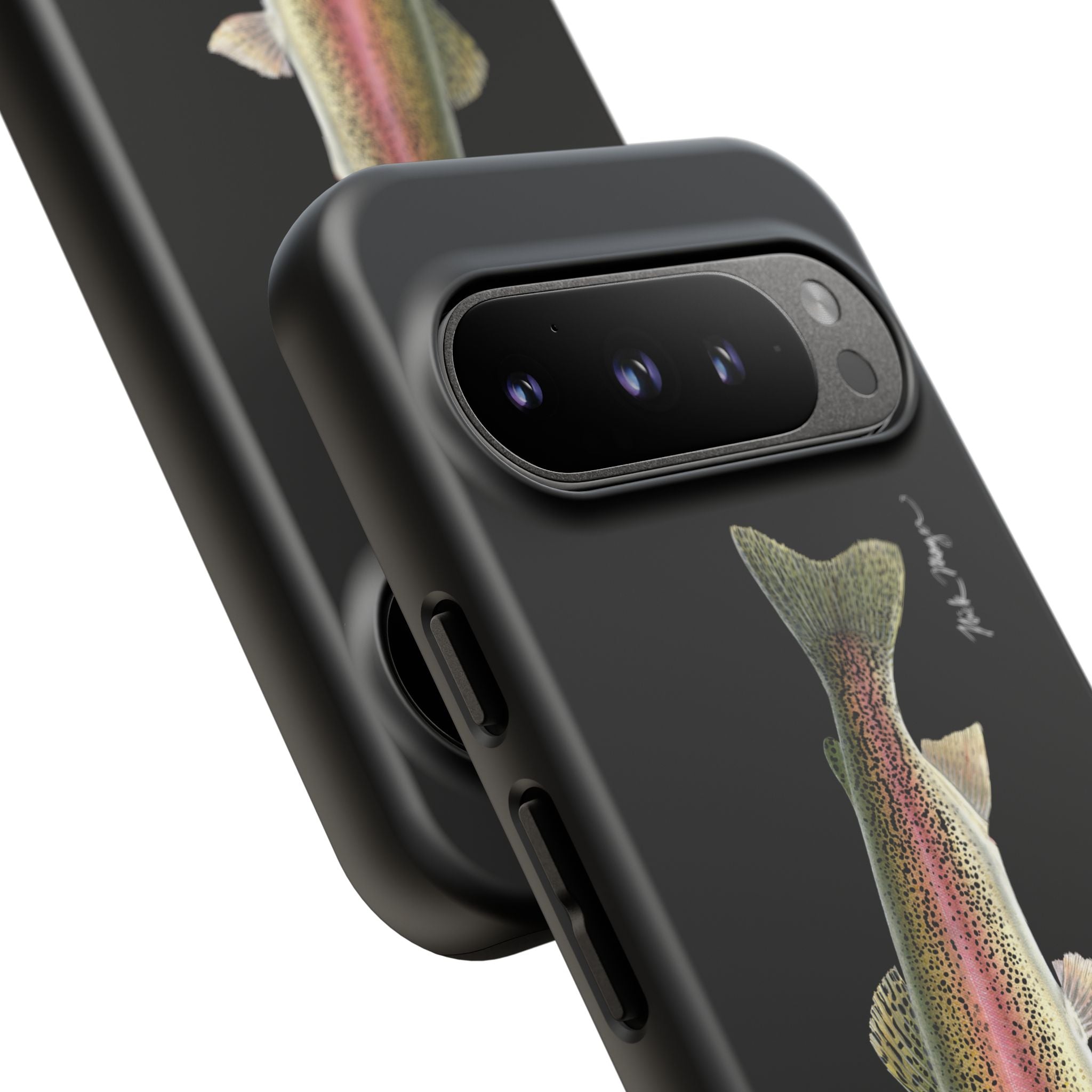 Rainbow Trout Black Phone Case (Samsung) Printify