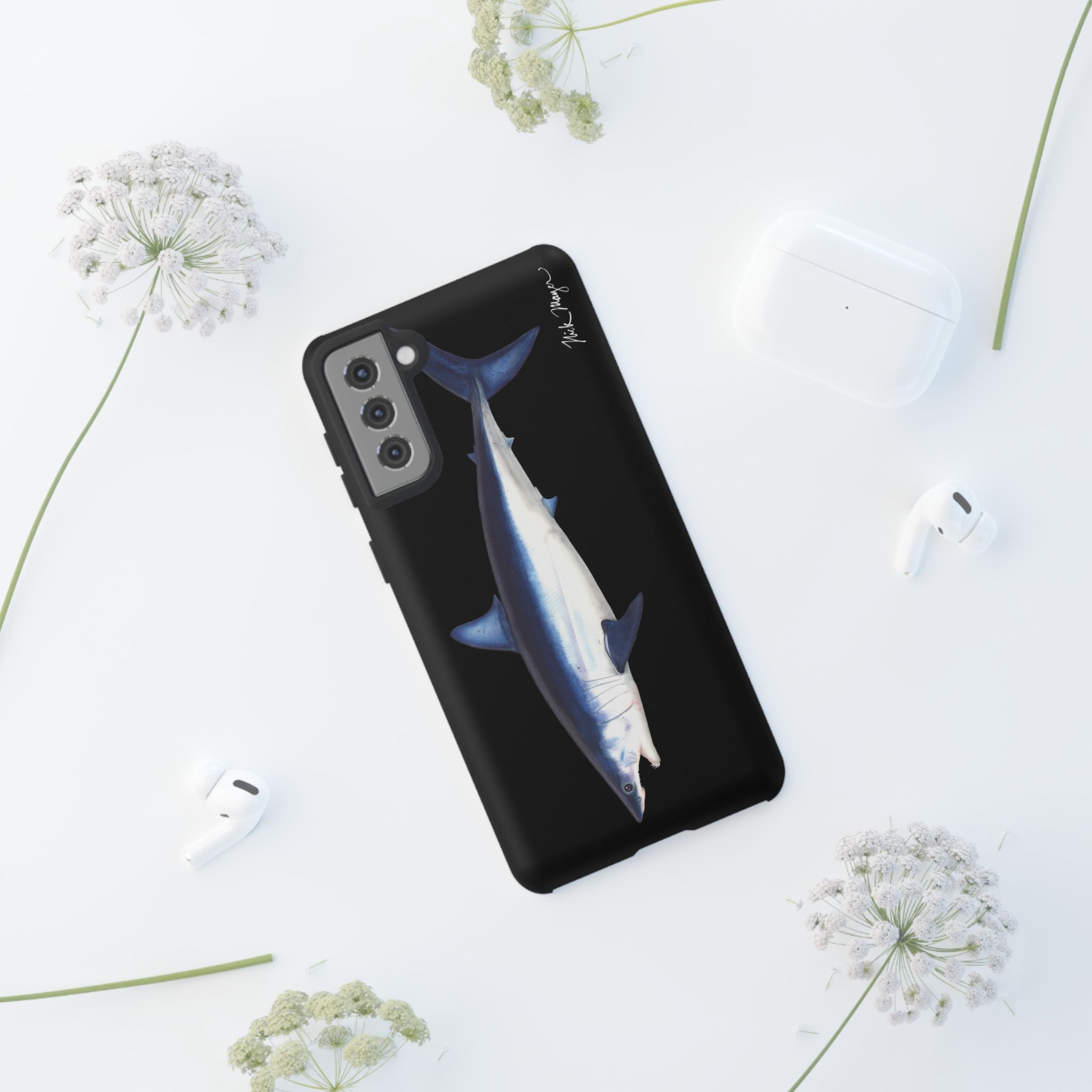 Mako Shark Black Phone Case (Samsung)