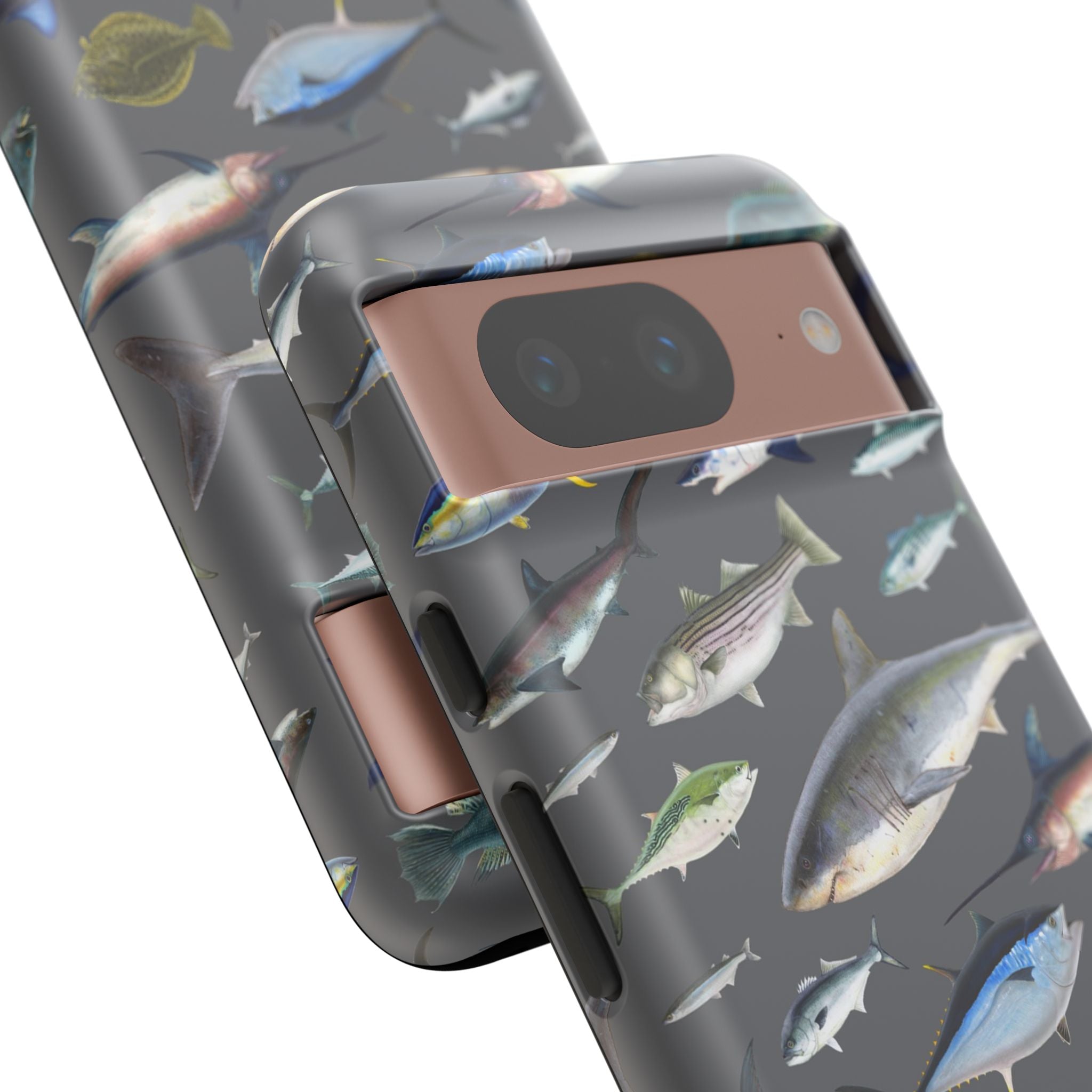 New England Offshore Fish Grey Phone Case, NEW!  (Samsung)