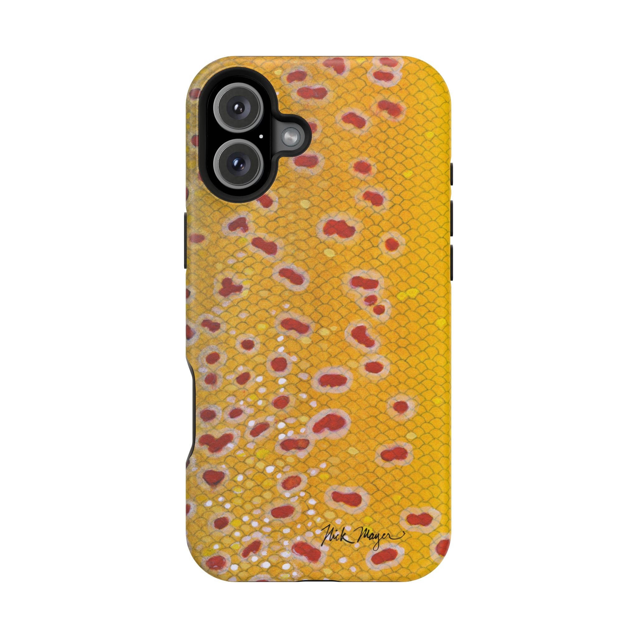 Brown Trout 3 Skin MagSafe iPhone Case