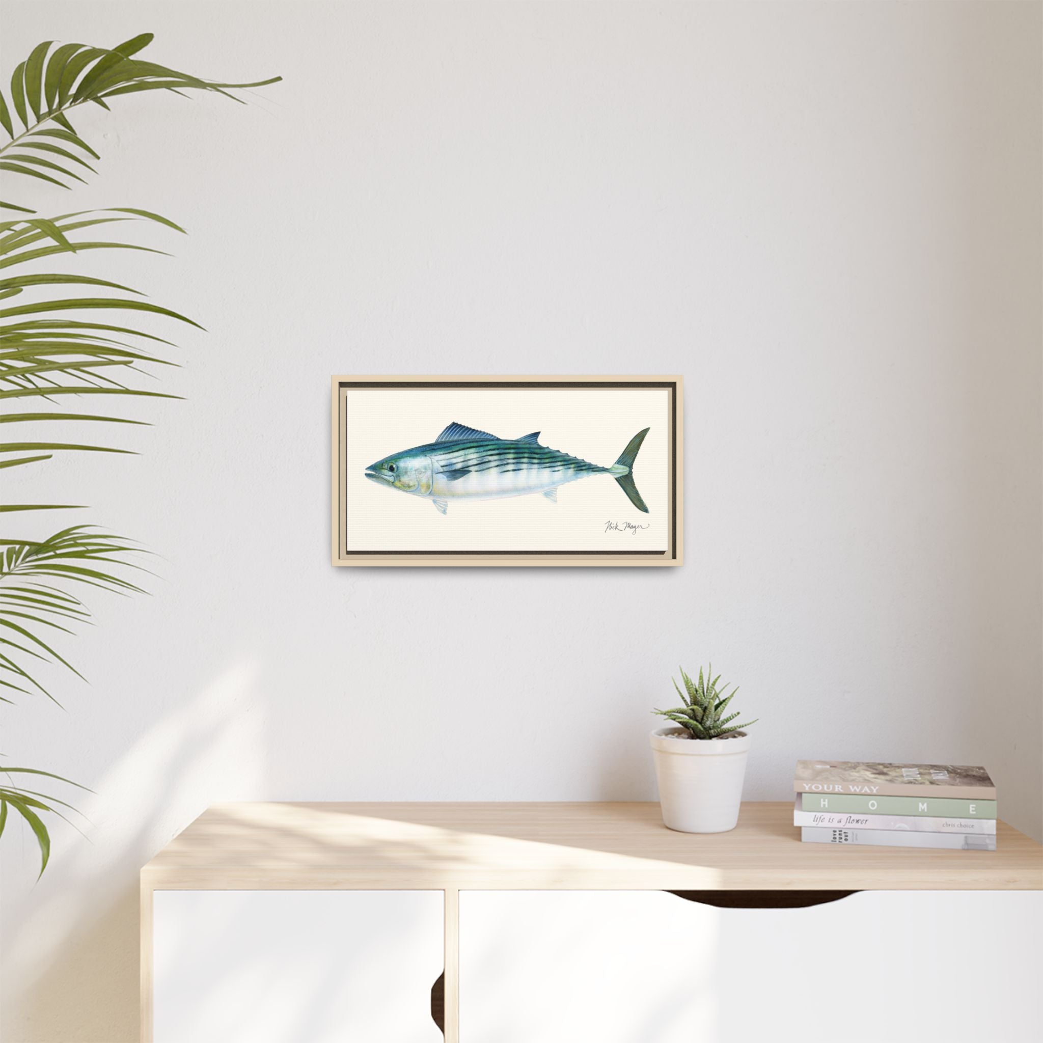 Bonito Framed Canvas Print Printify