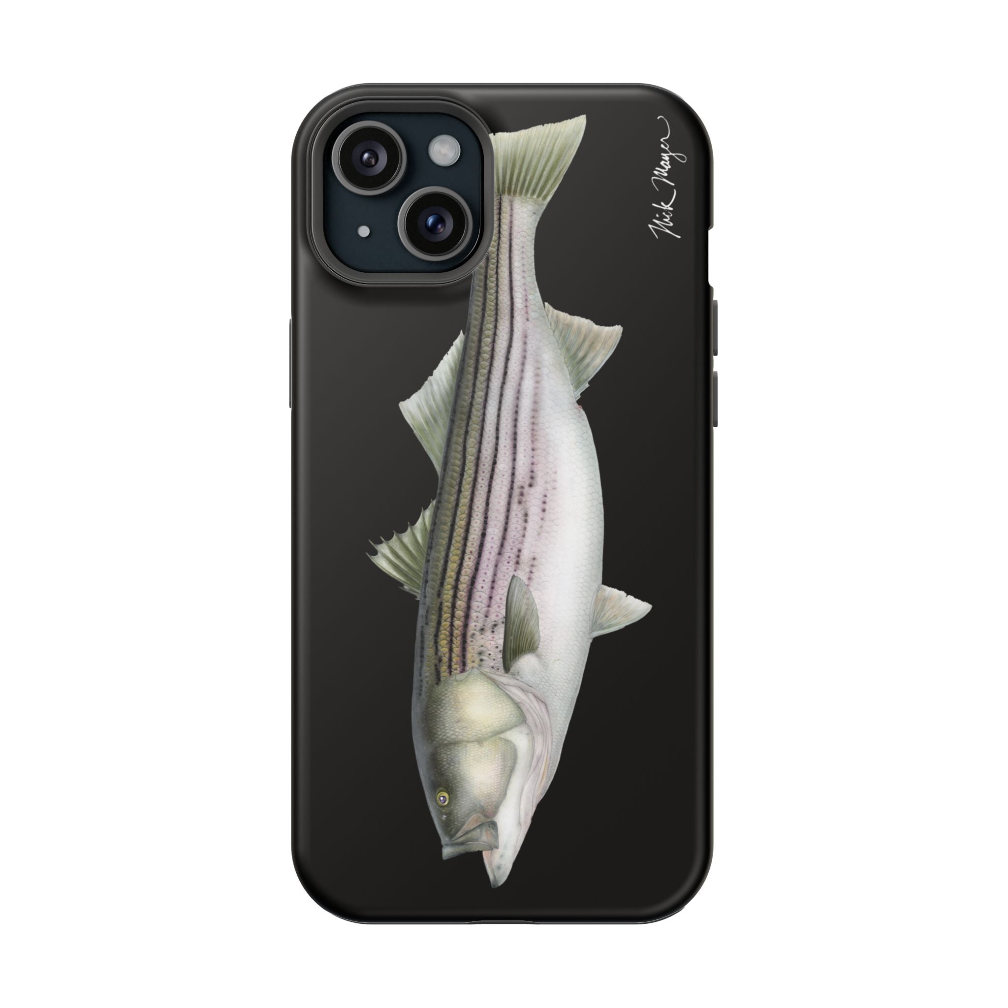30 lb Striper MagSafe Black iPhone Case