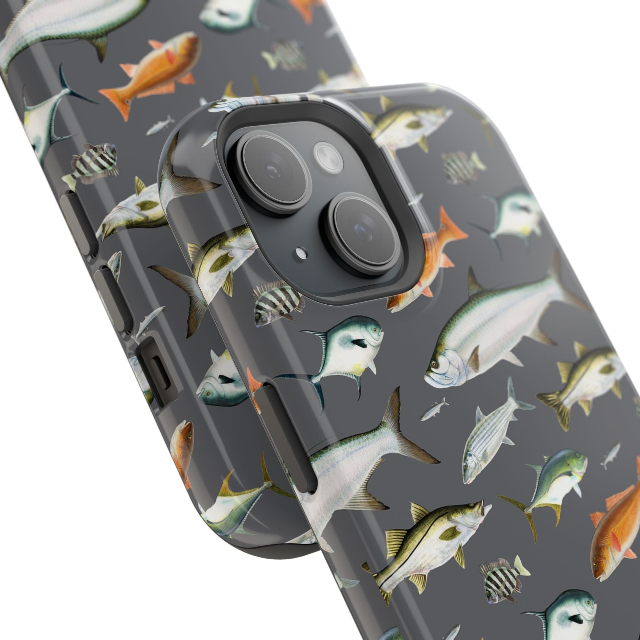 Southern Fish Grey MagSafe iPhone Case