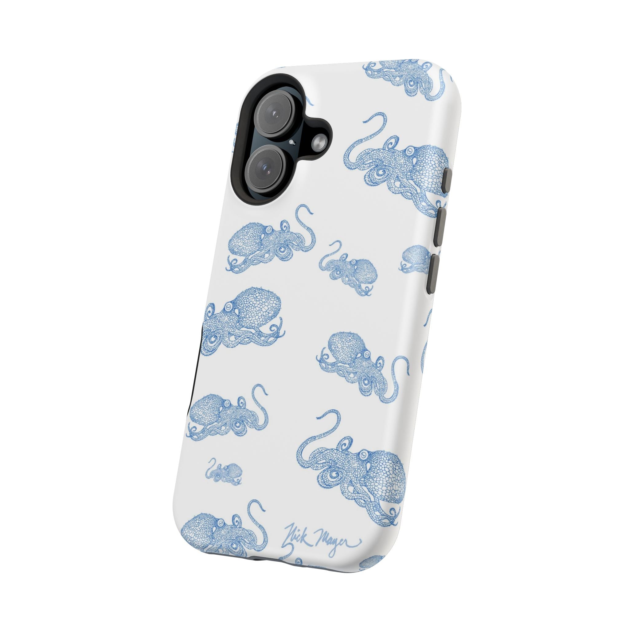 Blue Octopus 2 MagSafe iPhone Case