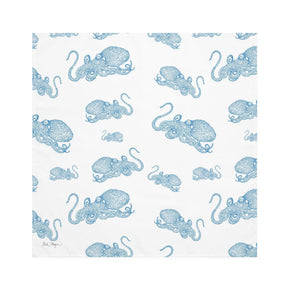 Blue Octopus 4 Piece Napkin Set