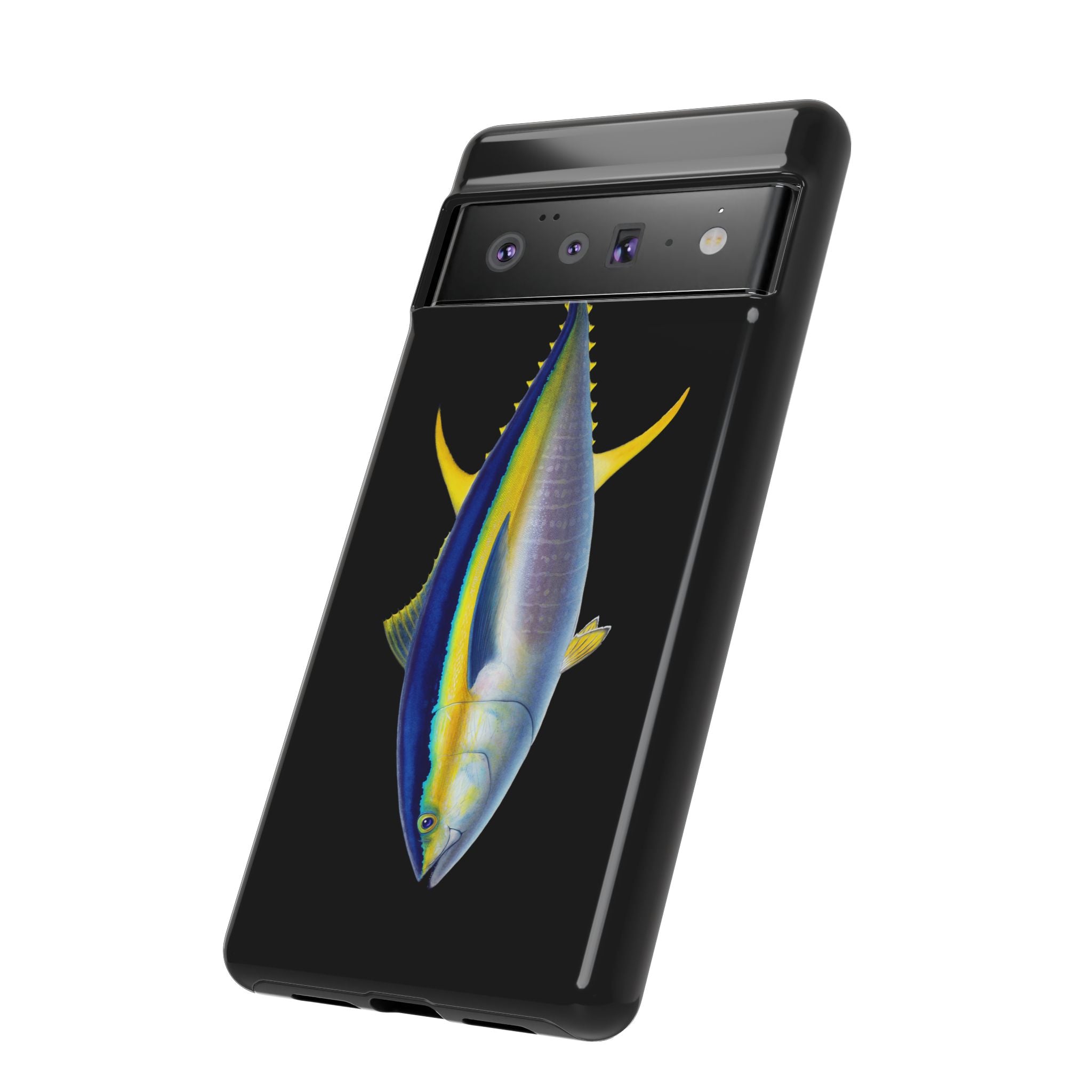 Yellowfin Tuna Black Phone Case (Samsung) Printify