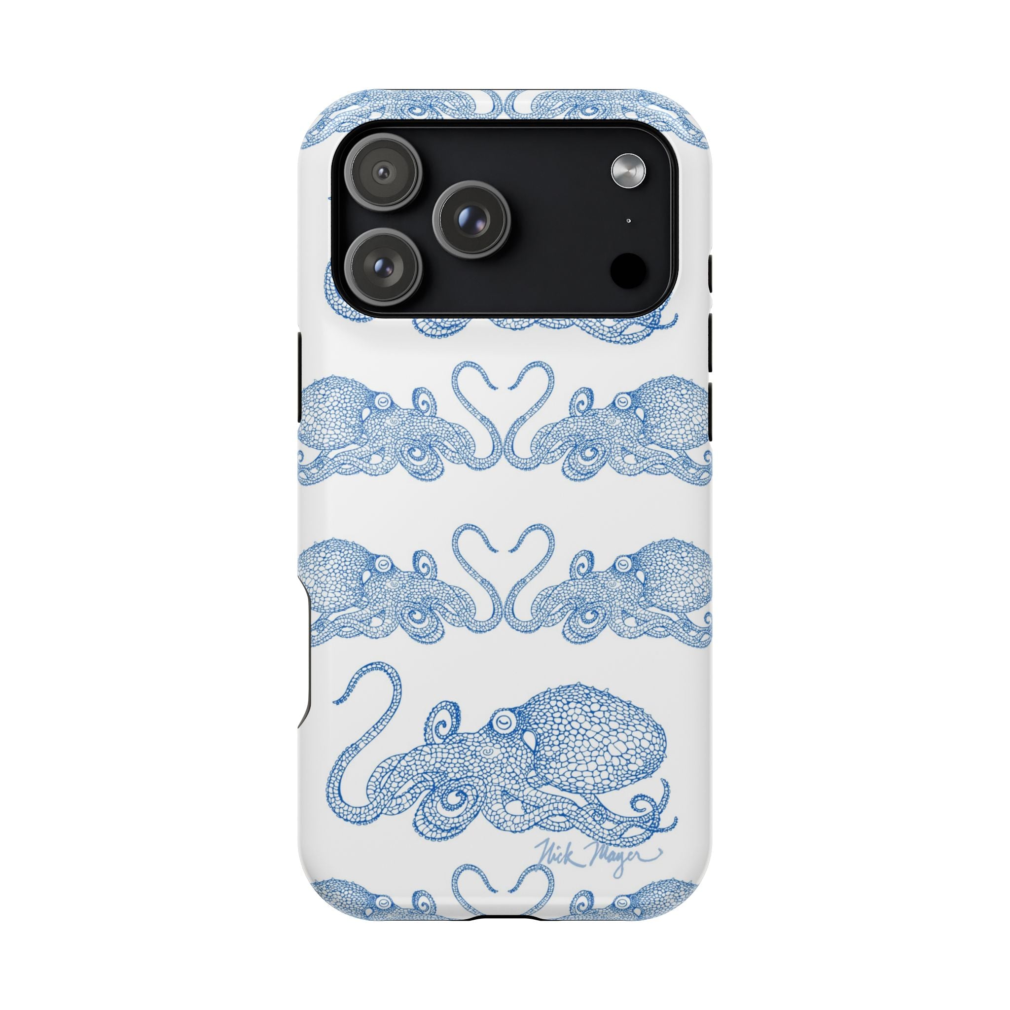 Blue Octopus 1 MagSafe iPhone Case