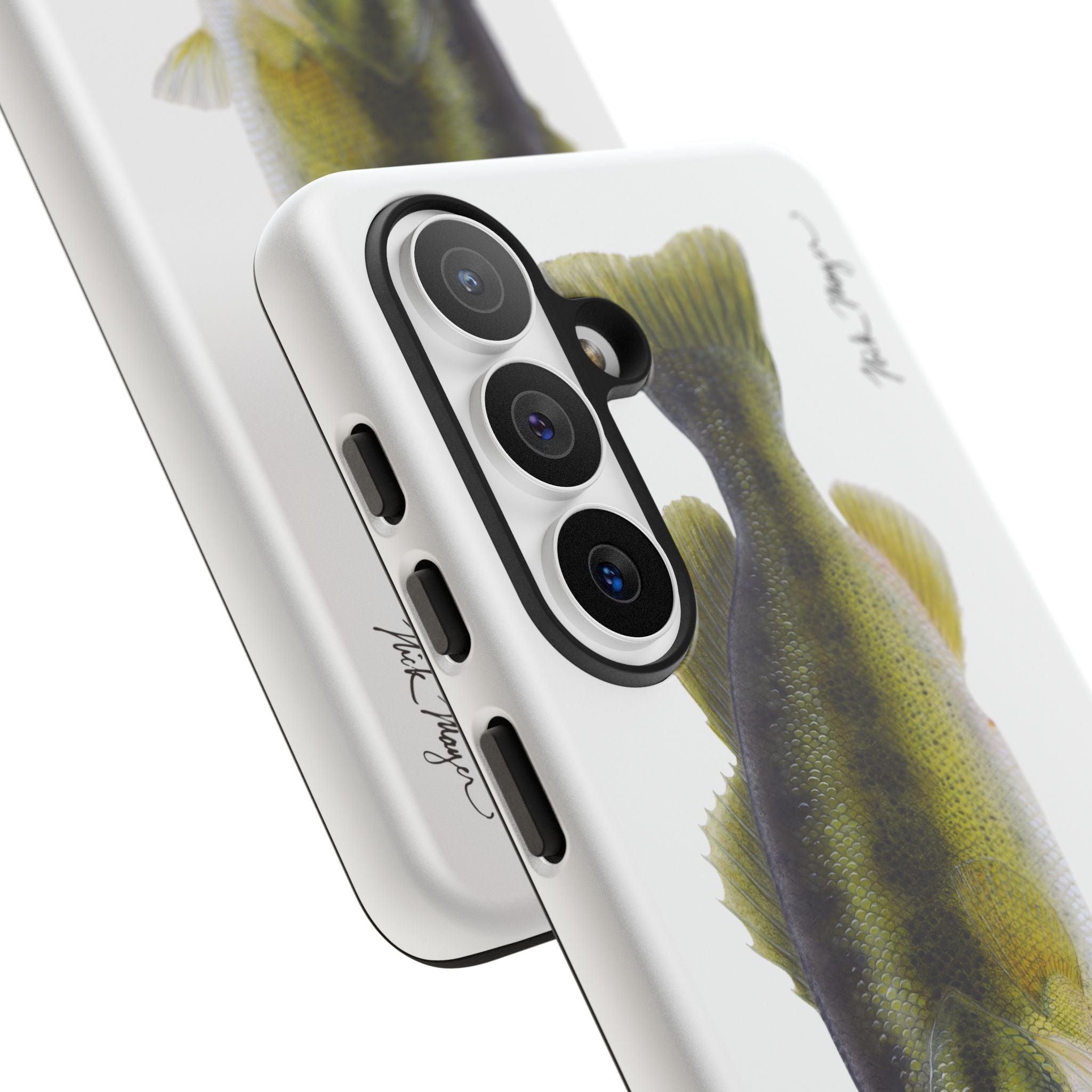 Largemouth Bass White Phone Case (Samsung) Printify