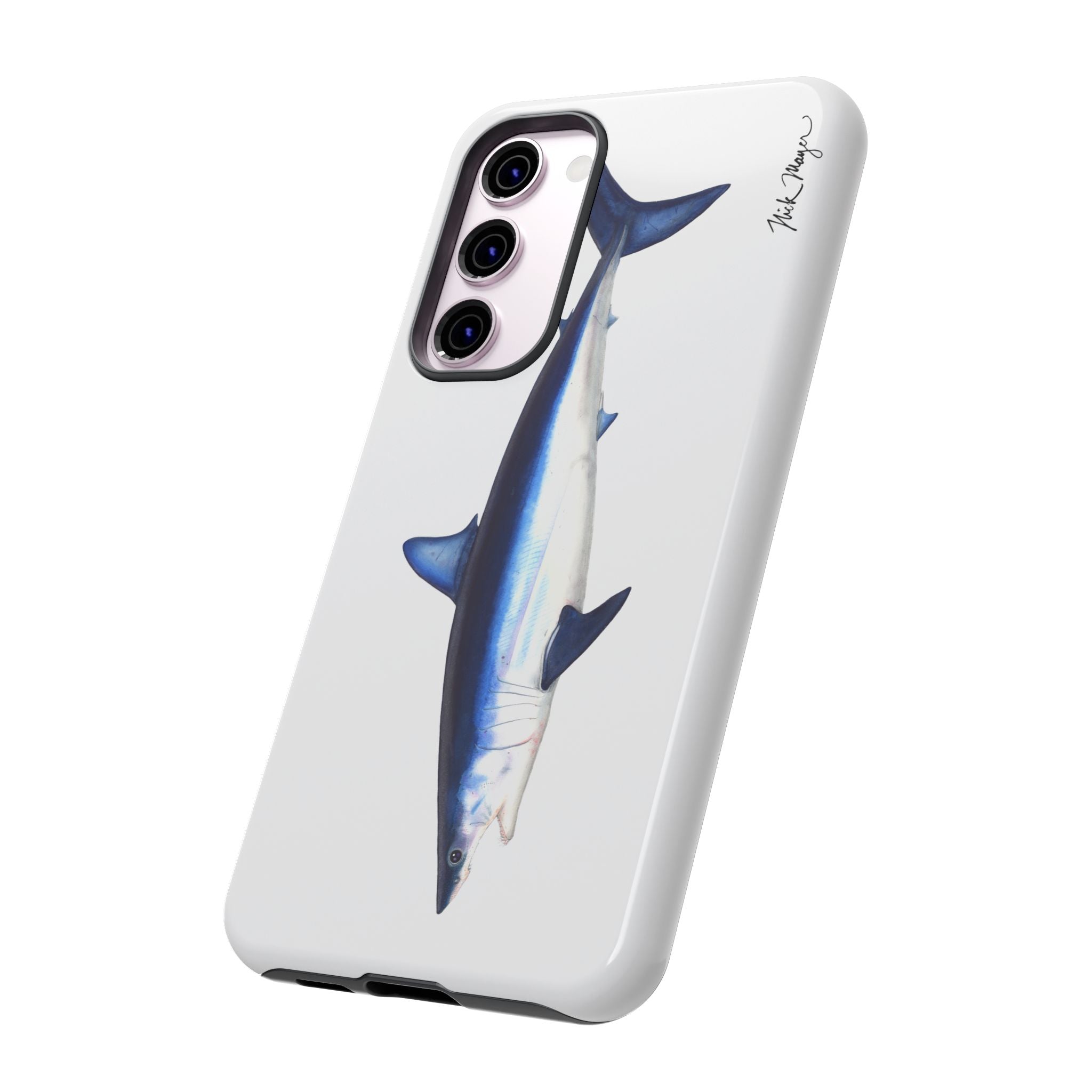 Mako Shark White Phone Case (Samsung)