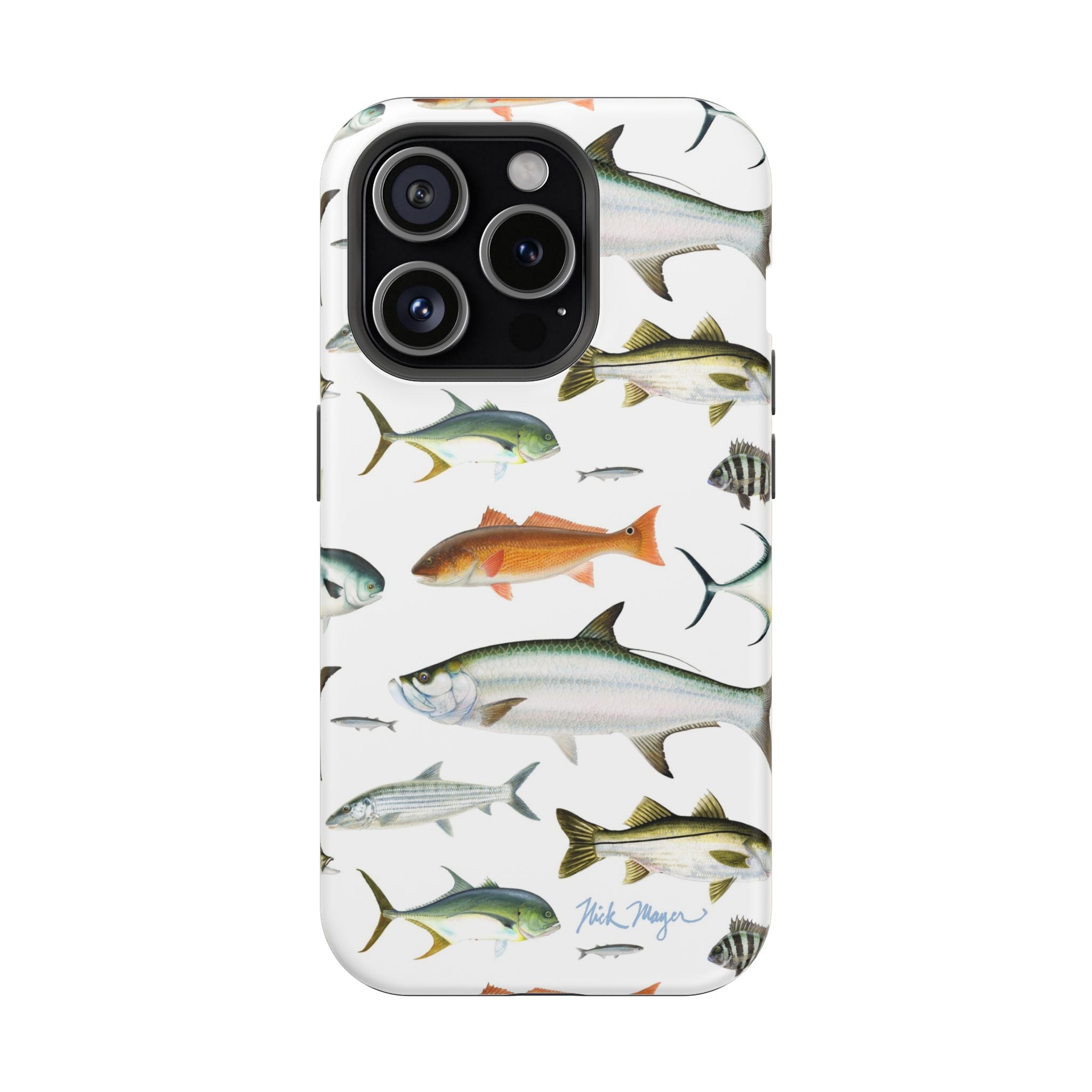 Southern Fish White MagSafe iPhone Case
