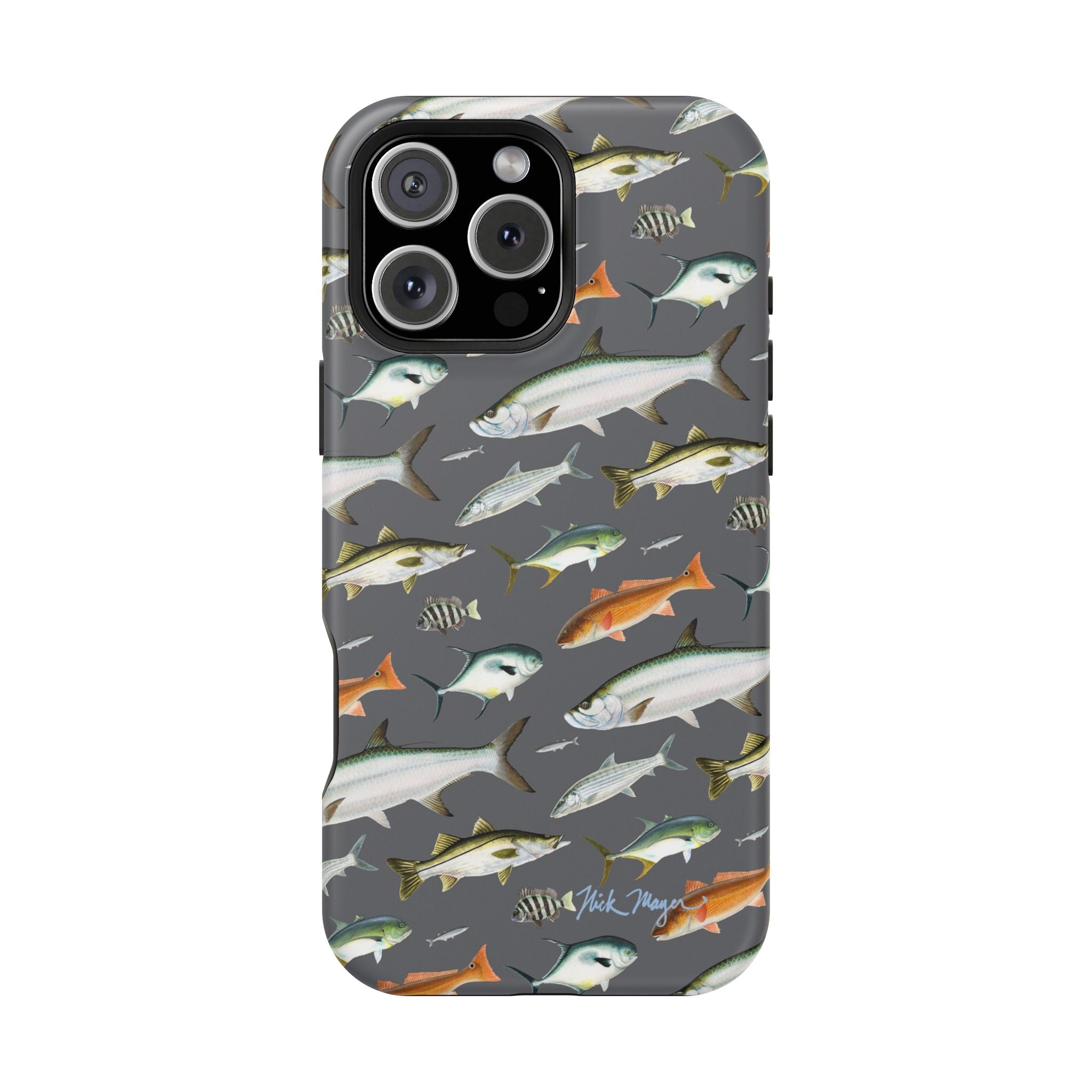 NEW Southern Fish Grey MagSafe iPhone Case
