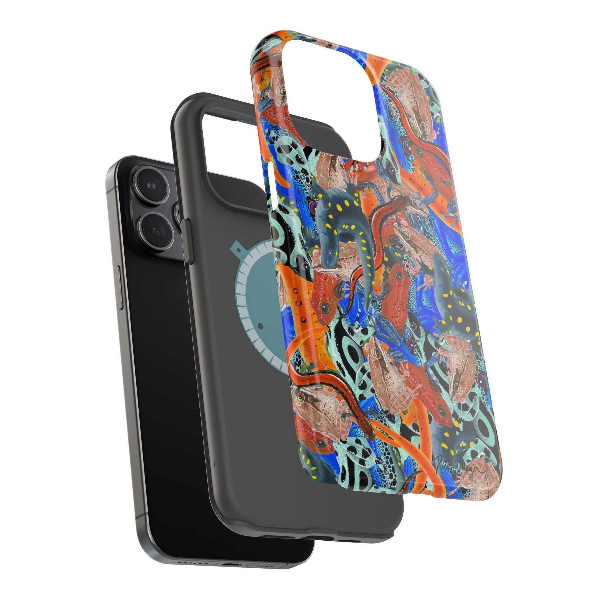 Frogs and Salamanders MagSafe iPhone Case