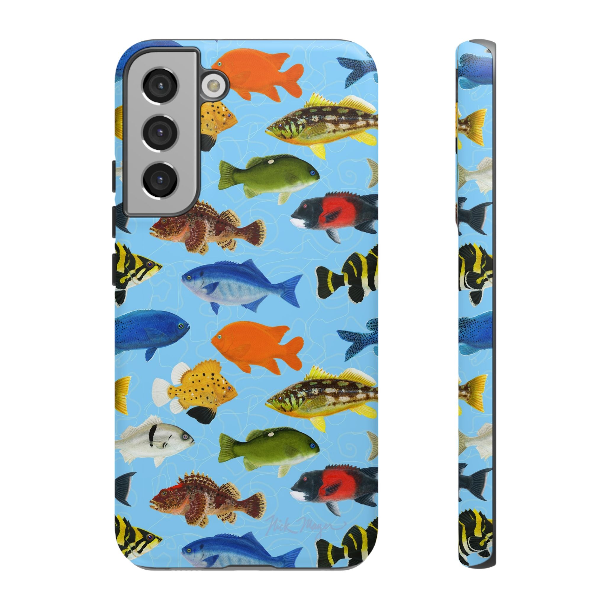 NEW California Fish Blue Phone Case (Samsung)