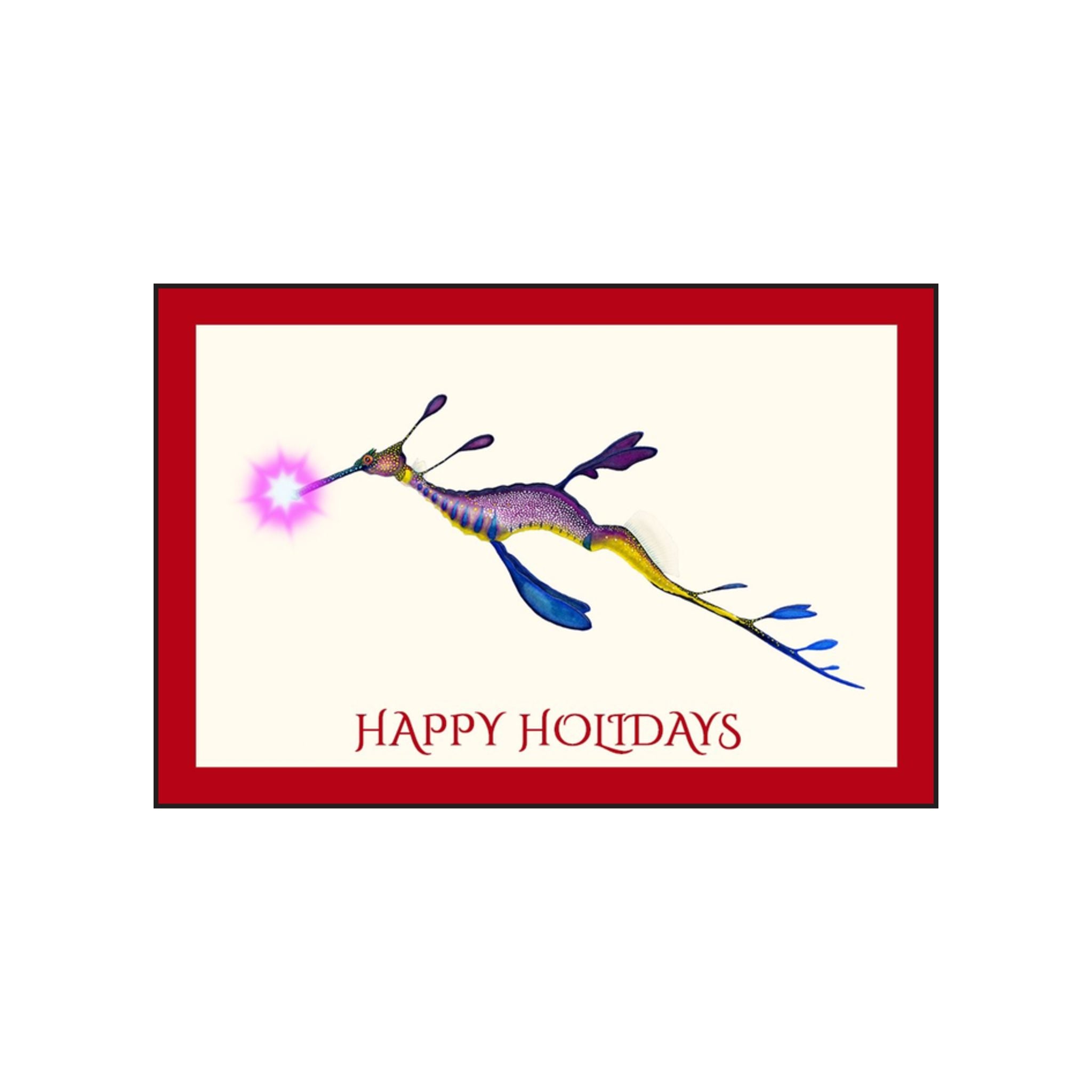 Santa's Seadragon Natural Scented Soy Candle - 2 Sizes & 9 Fragrance Choices - NEW for Holiday 2025!