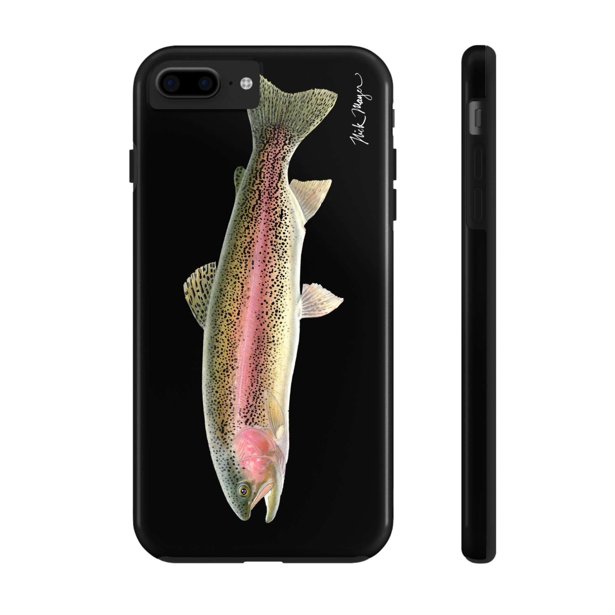 Rainbow Trout Black Phone Case (iPhone)