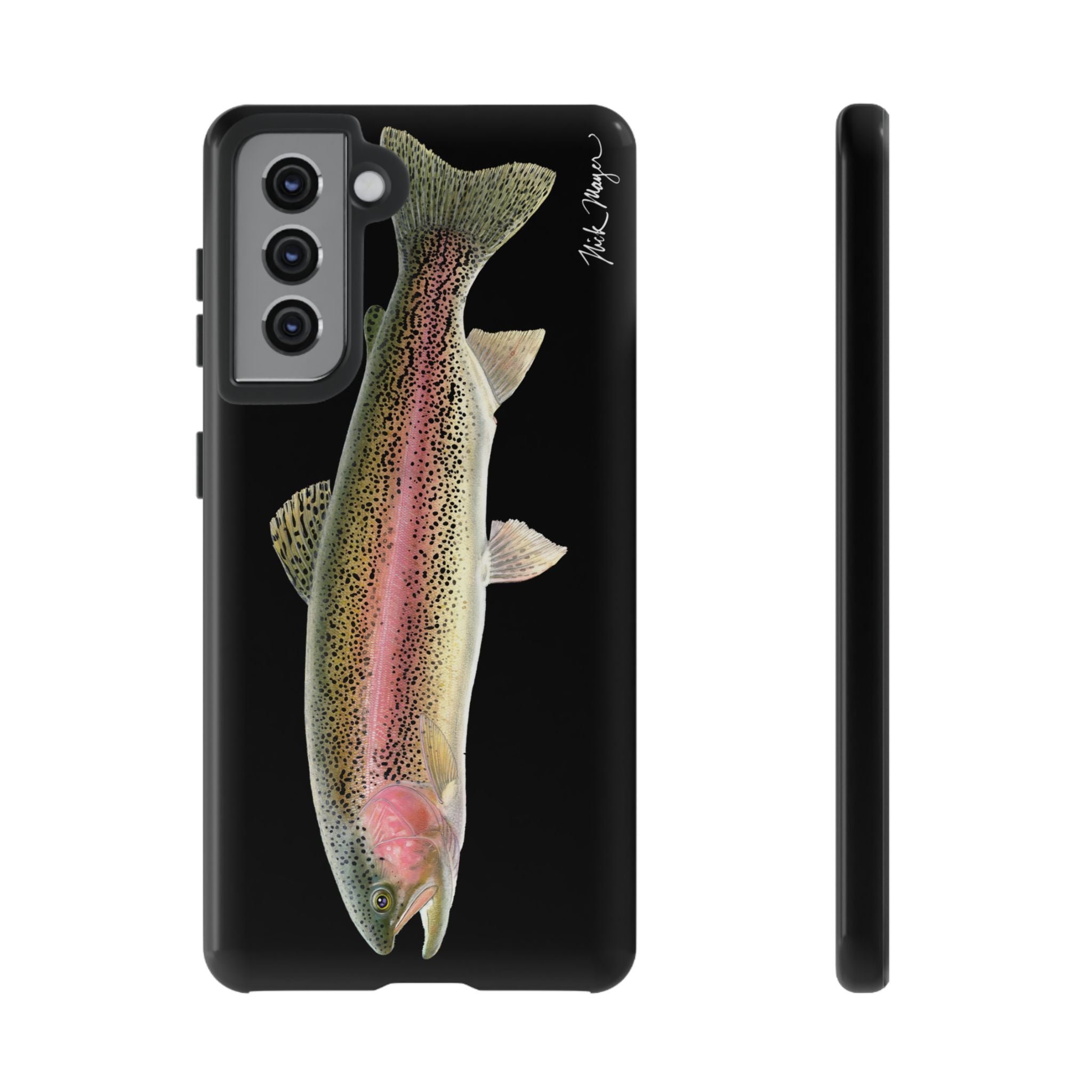 Rainbow Trout Black Phone Case (Samsung) Printify