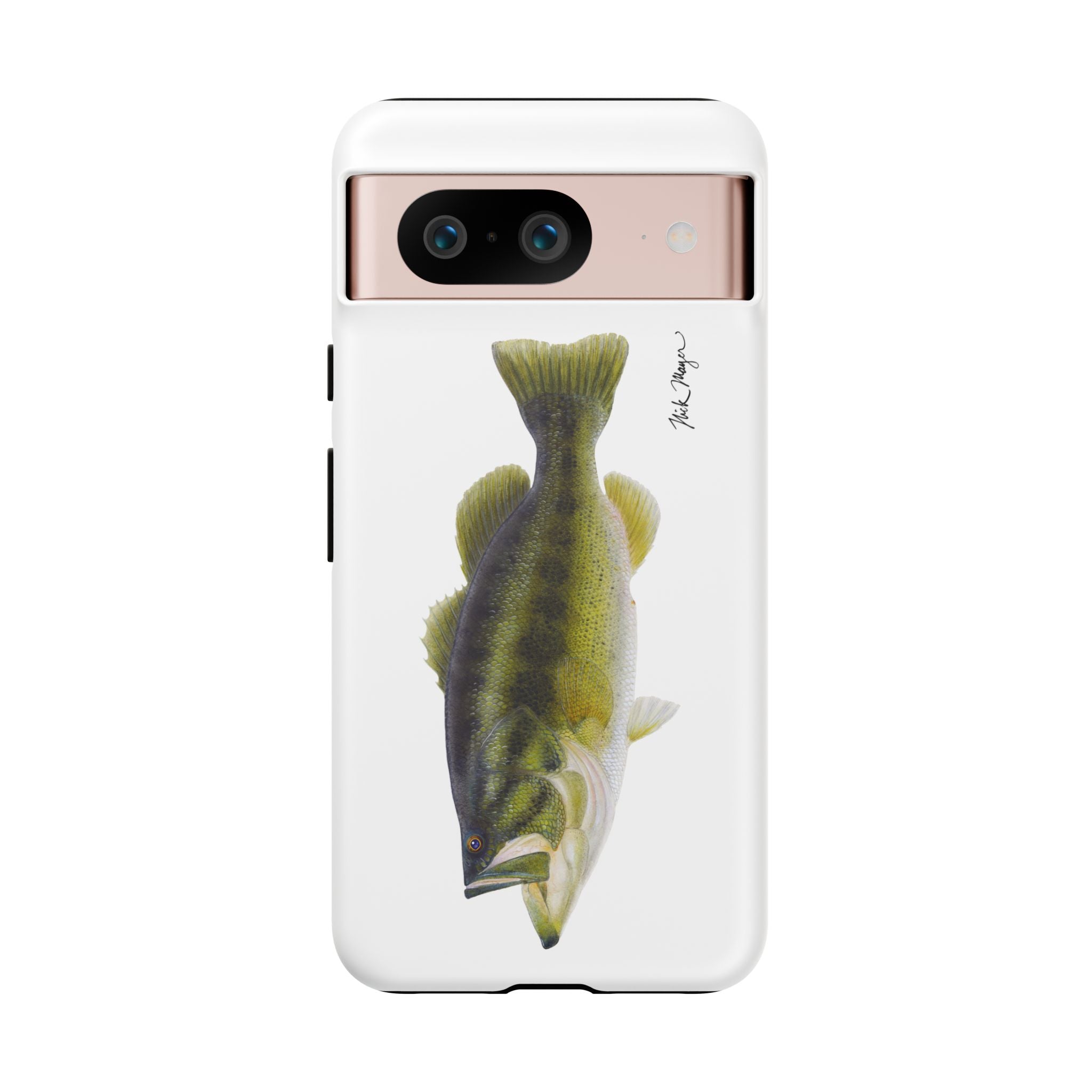 Largemouth Bass White Phone Case (Samsung) Printify