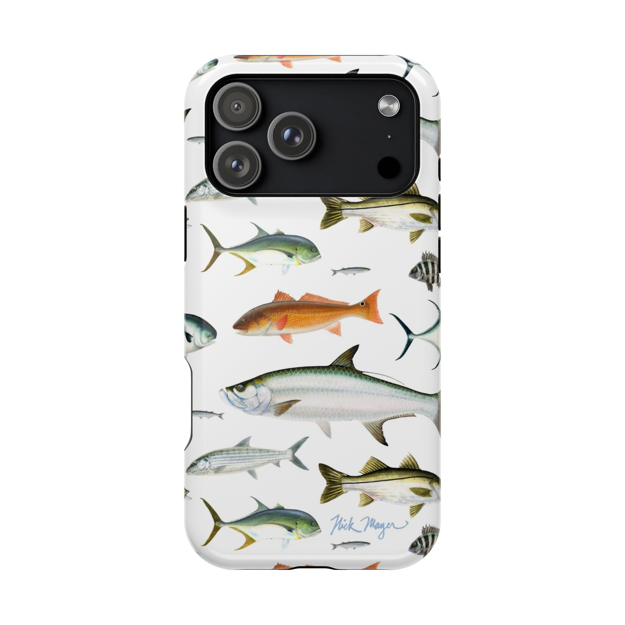 Southern Fish White MagSafe iPhone Case