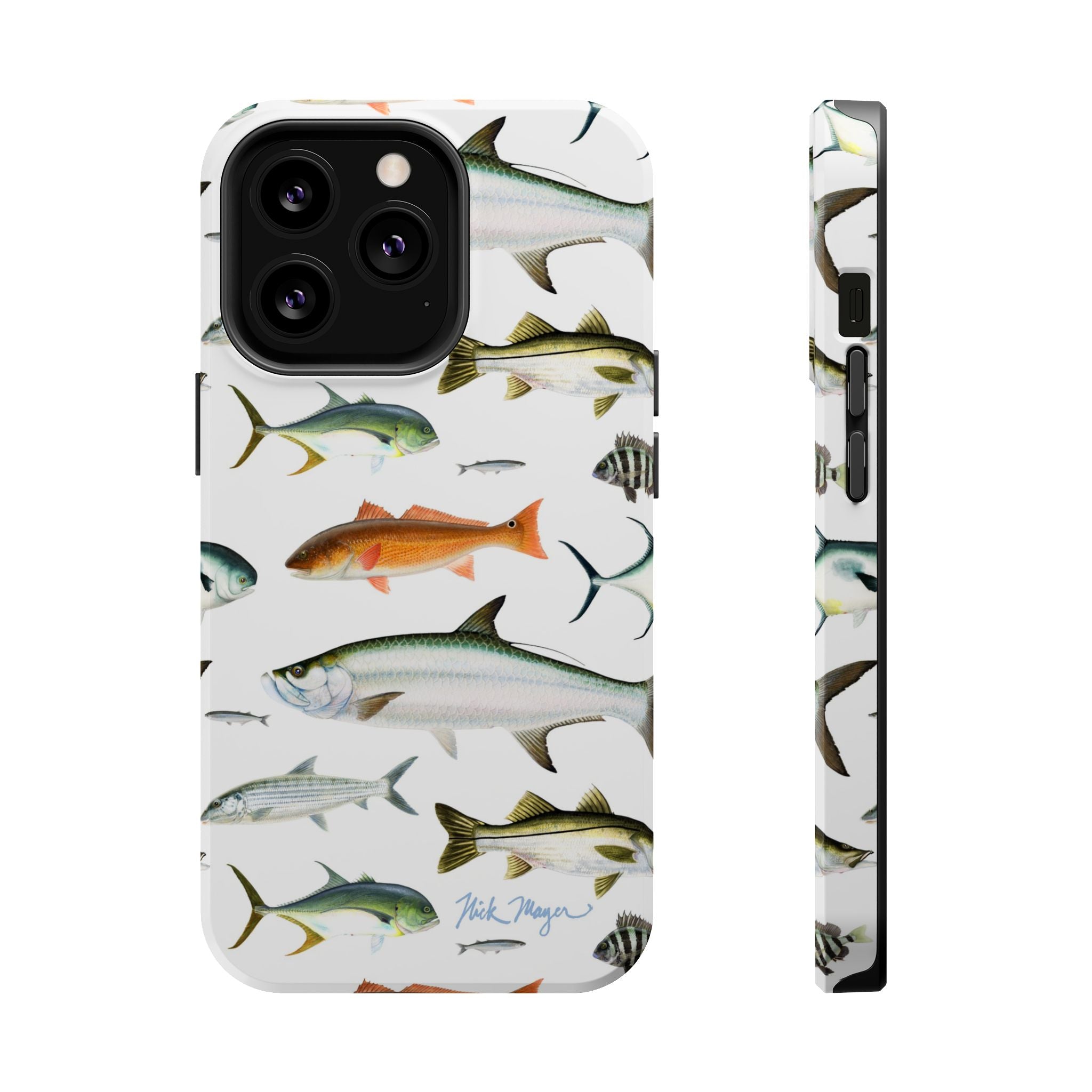 Southern Fish White MagSafe iPhone Case