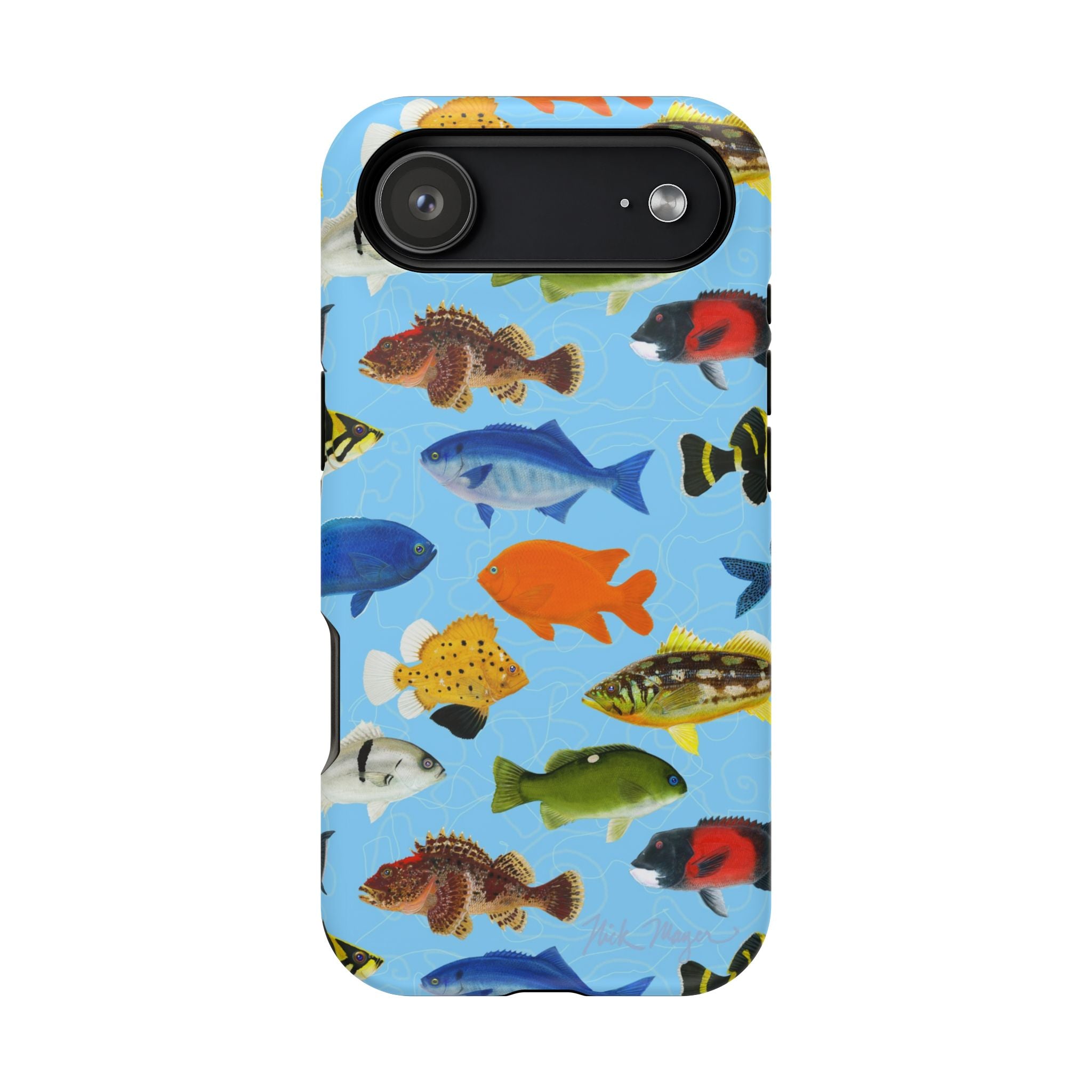 California Fish Blue MagSafe iPhone Case