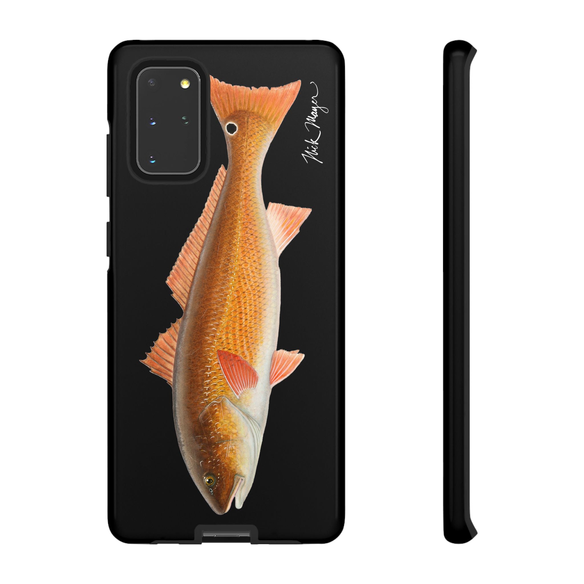 Redfish Black Phone Case (Samsung) Printify