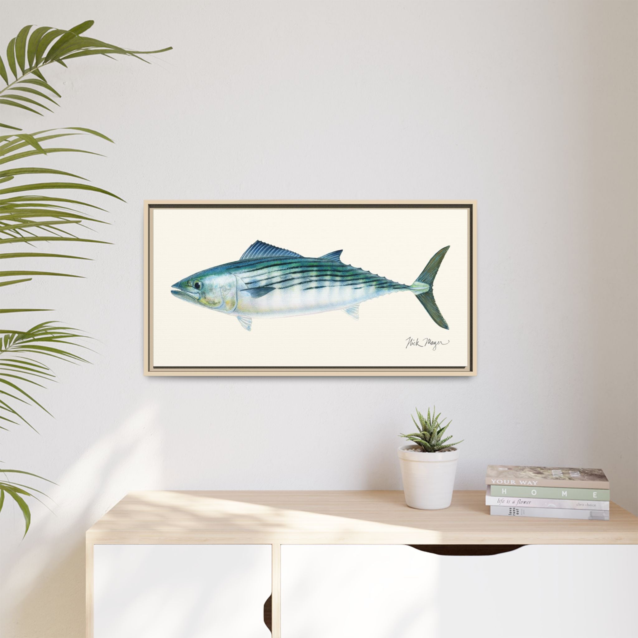 Bonito Framed Canvas Print Printify