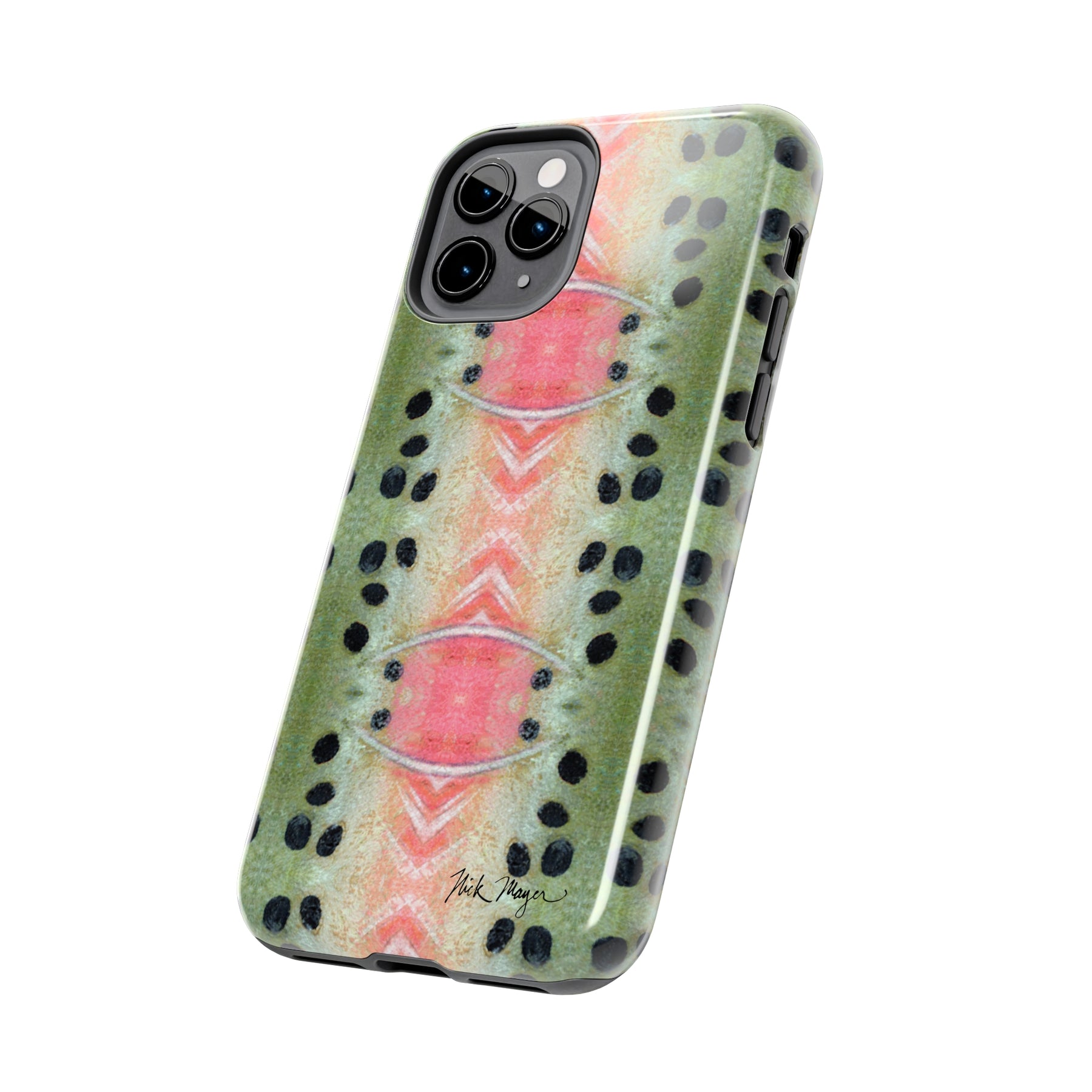 Rainbow Trout Pattern Phone Case (iPhone)
