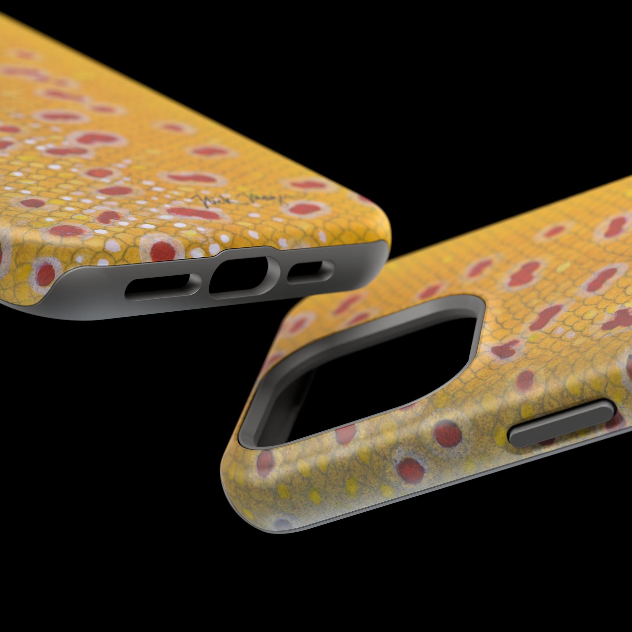 Brown Trout 3 Skin MagSafe iPhone Case