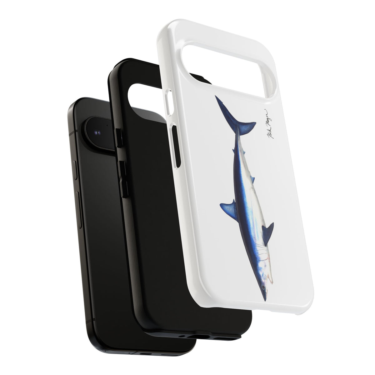 Mako Shark White Phone Case (Samsung) Printify