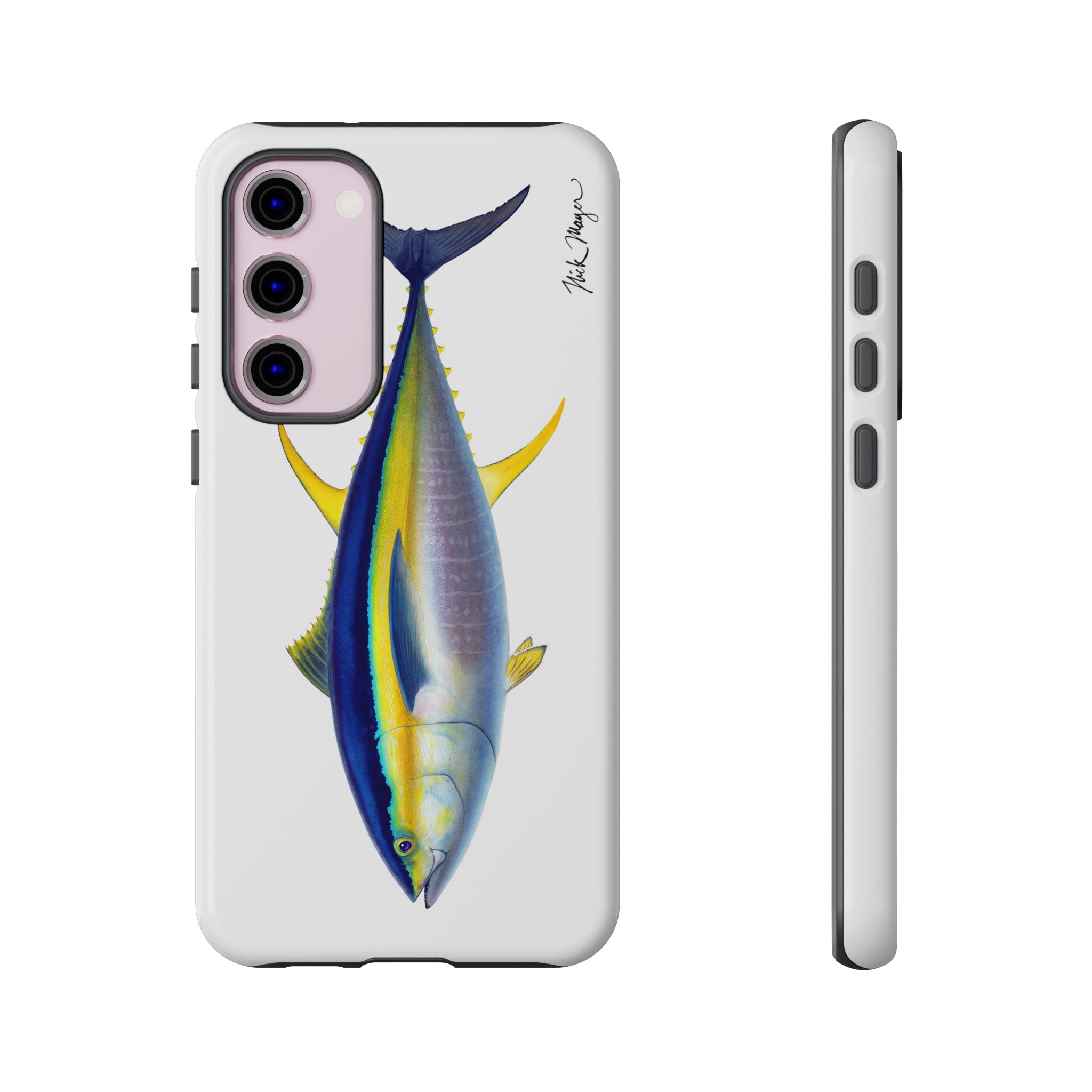 Yellowfin Tuna White Phone Case (Samsung) Printify