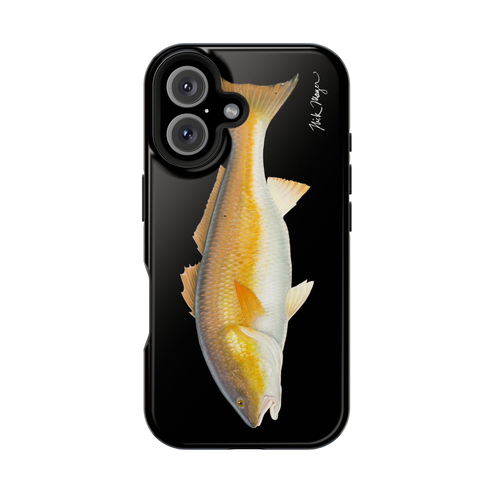 Bull Redfish MagSafe Black iPhone Case
