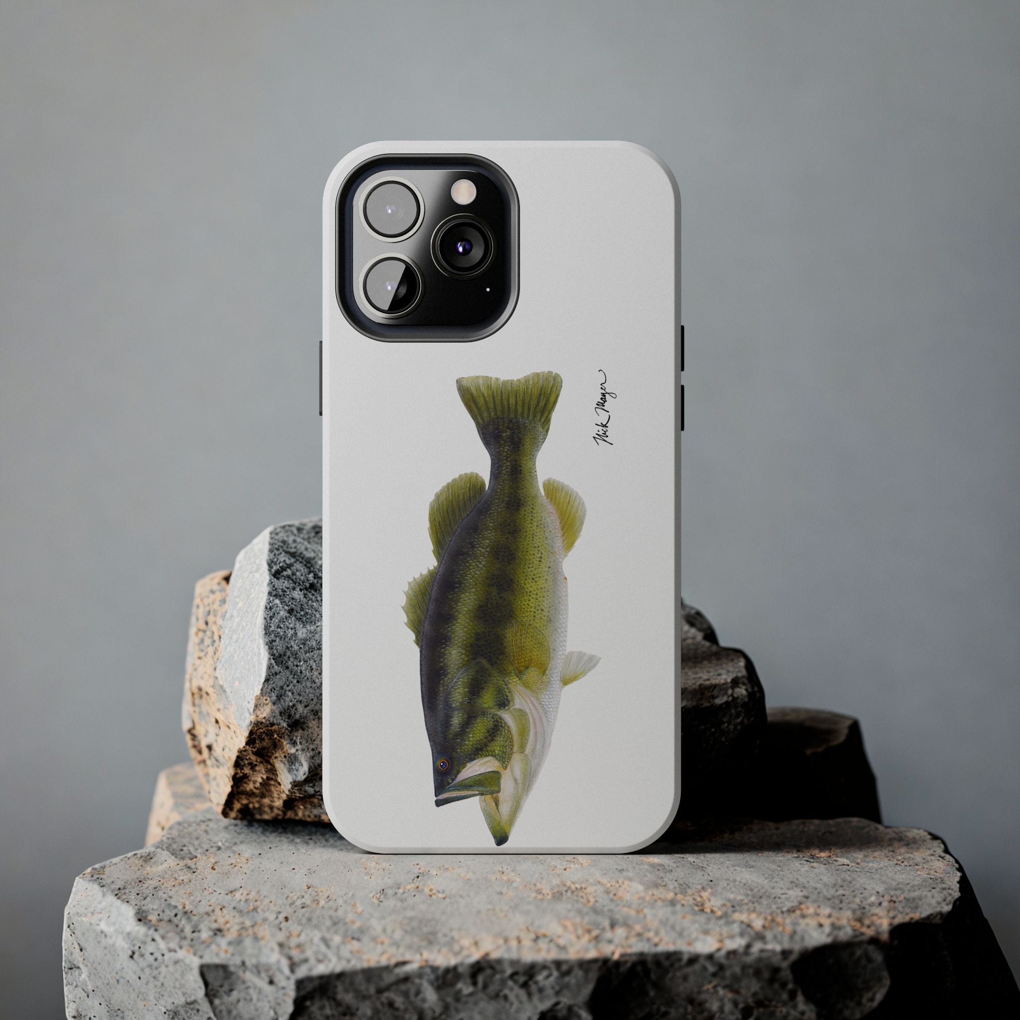 Largemouth Bass White Phone Case (iPhone)