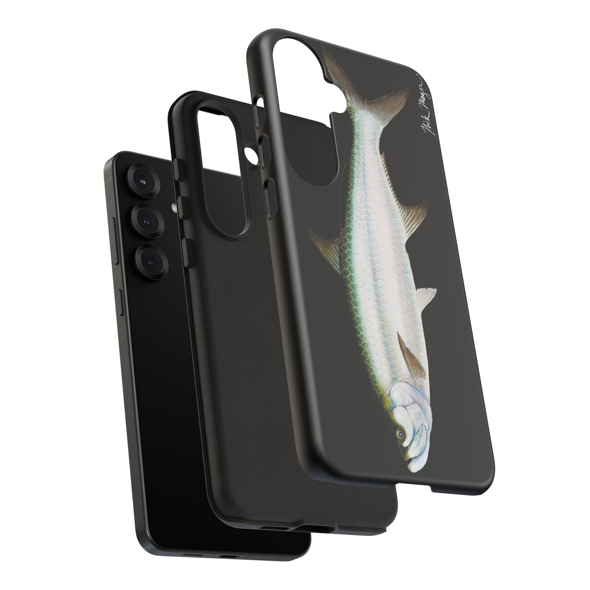 Tarpon Black Phone Case (Samsung) Printify