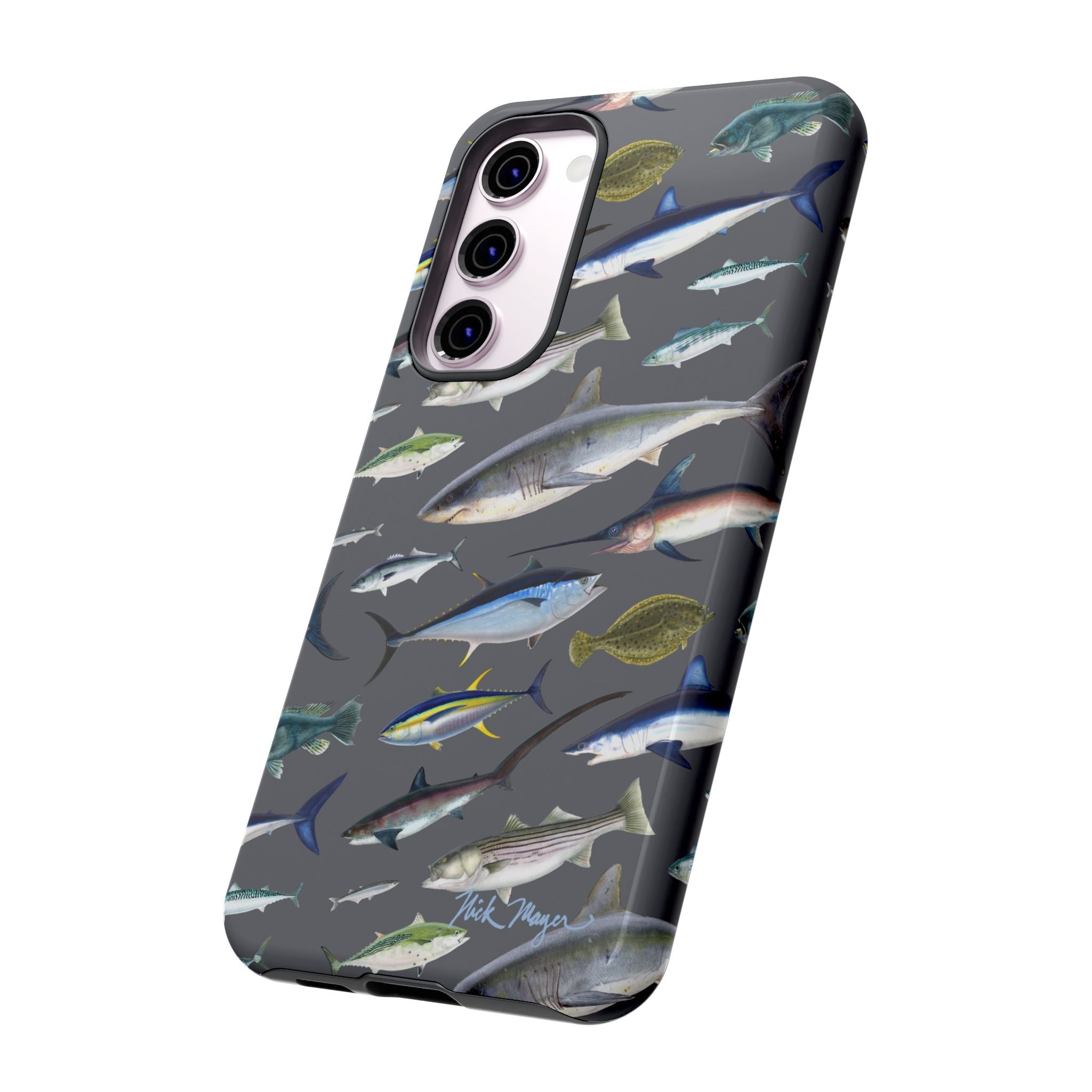 New England Offshore Fish Grey Phone Case, NEW!  (Samsung)
