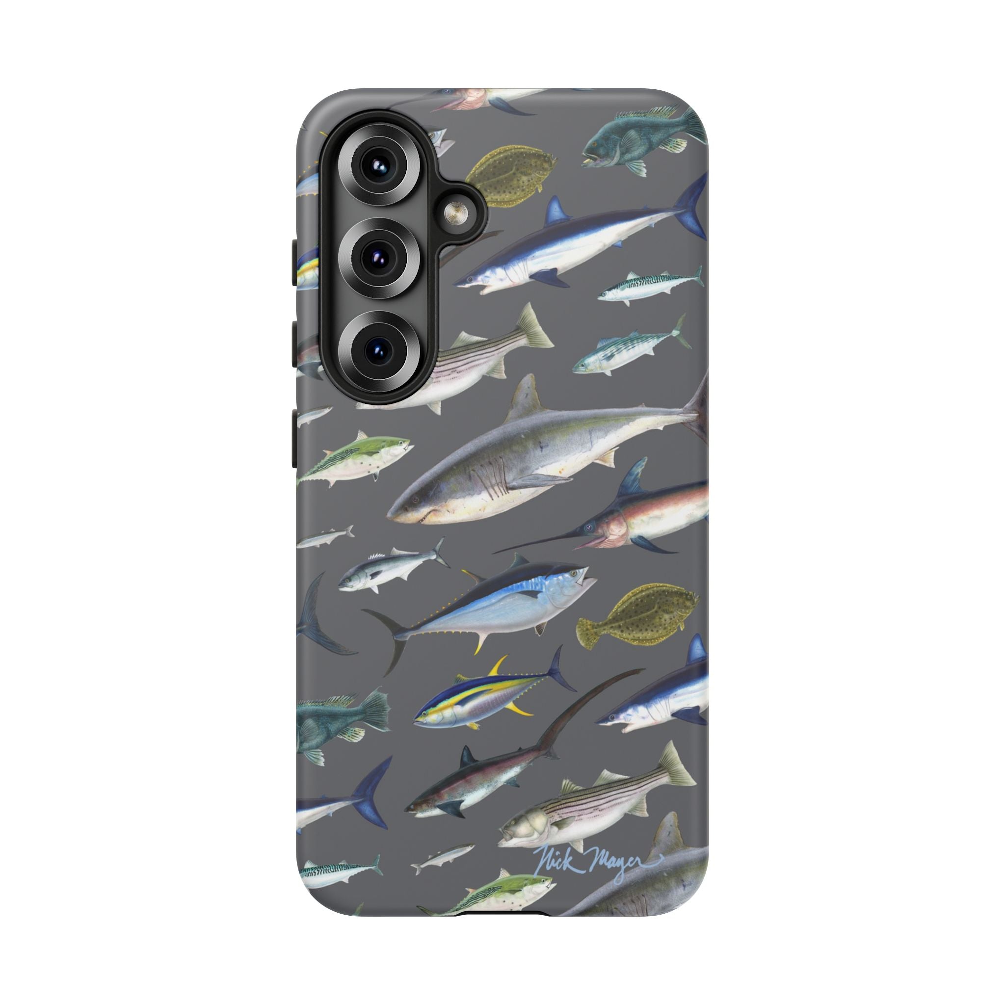 New England Offshore Fish Grey Phone Case, NEW!  (Samsung)