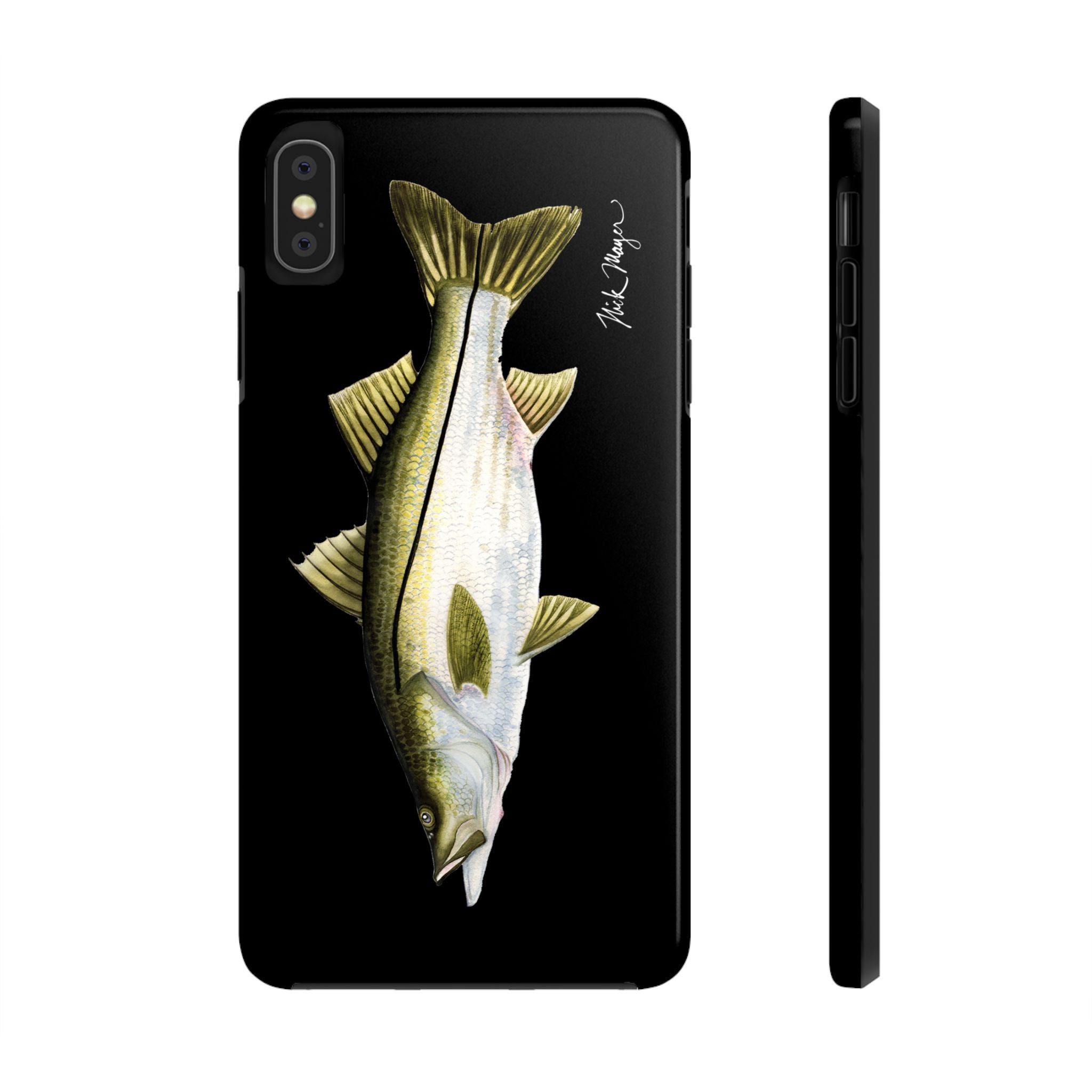 Snook Black Phone Case (iPhone)