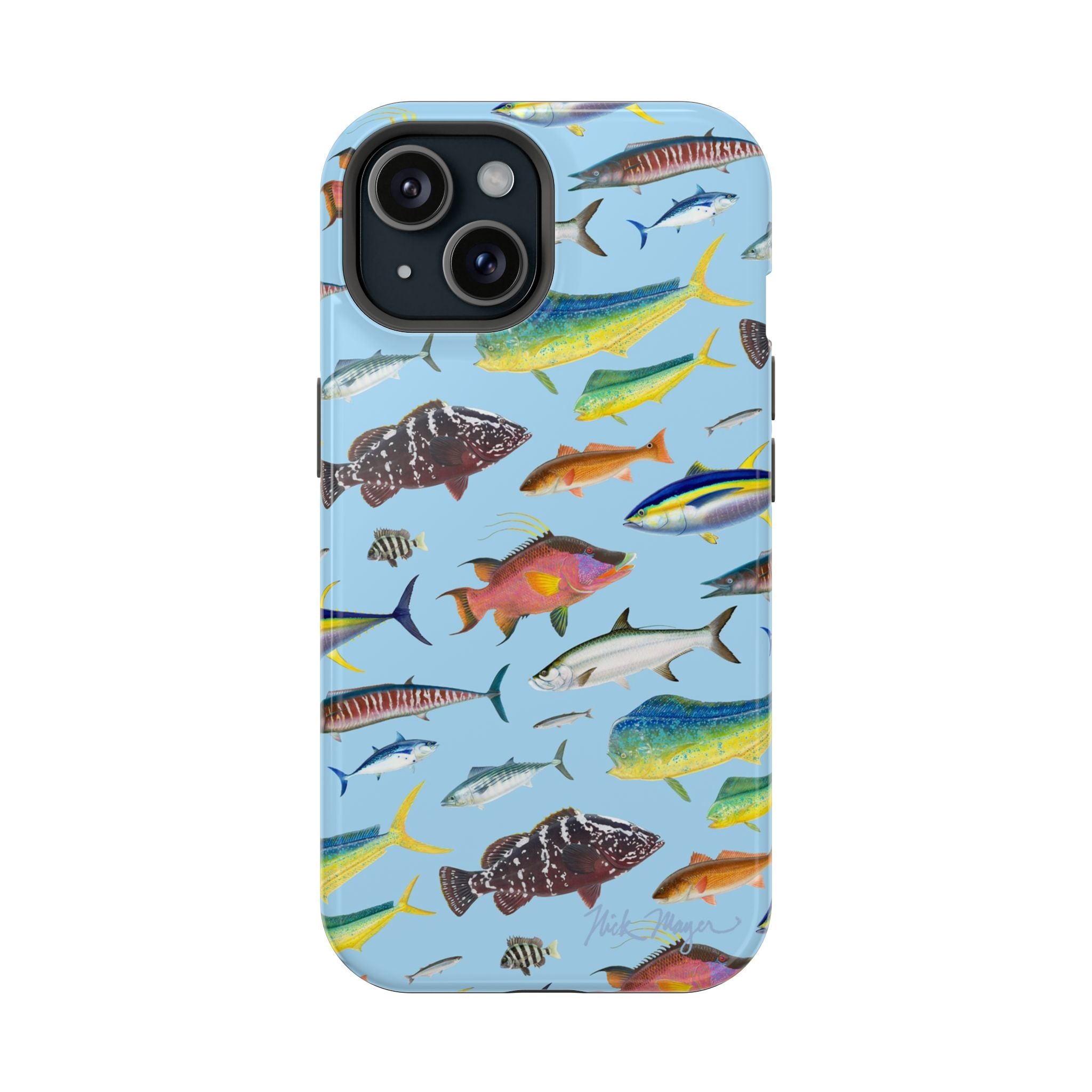 Southern Offshore Fish Blue MagSafe iPhone Case