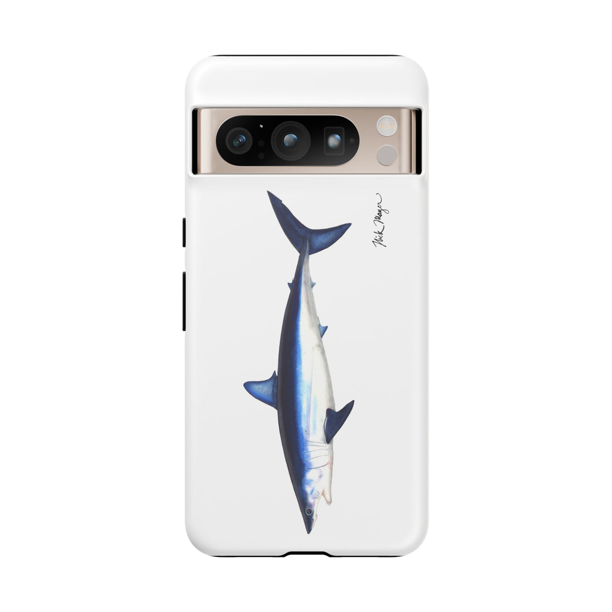Mako Shark White Phone Case (Samsung) Printify