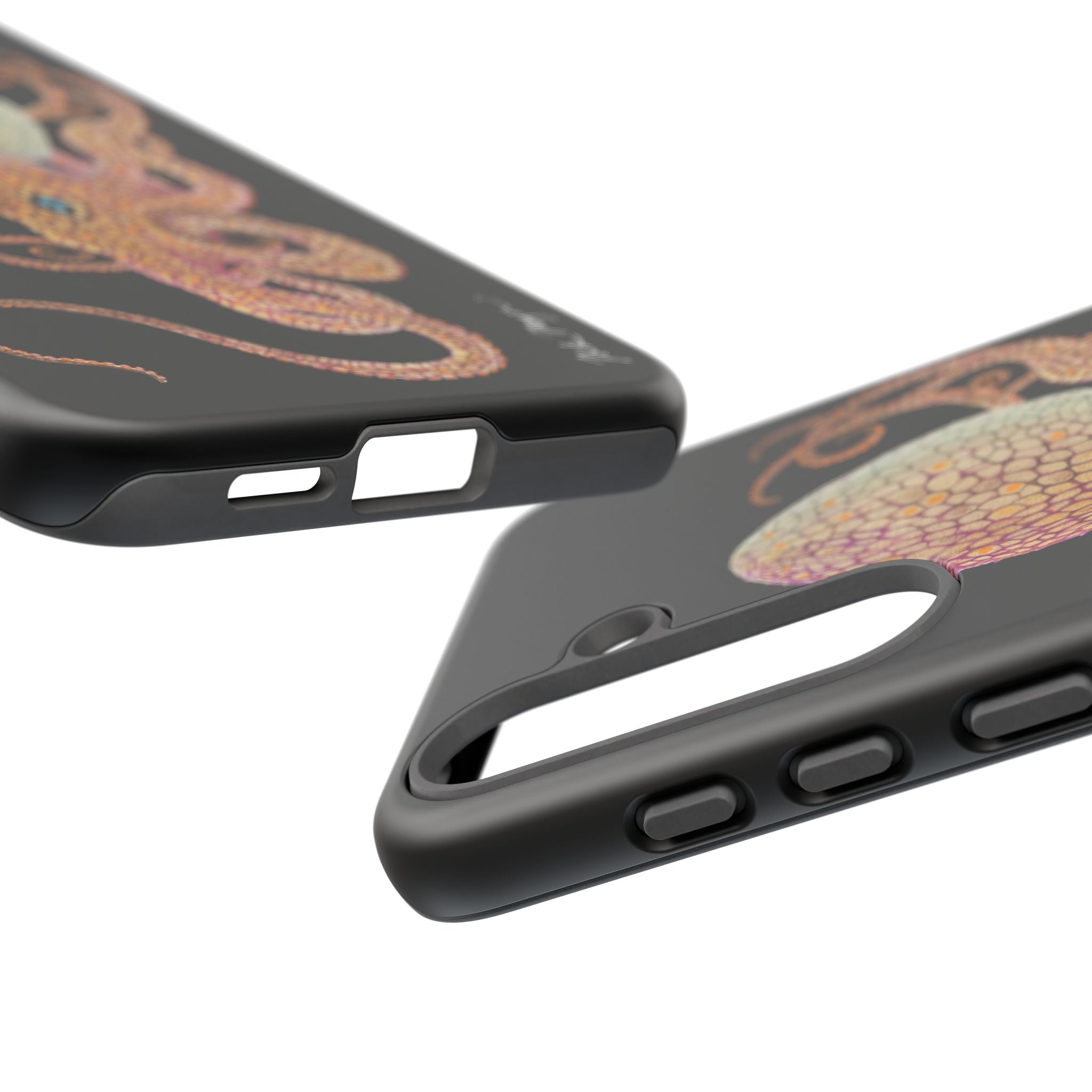 Two Spot Octopus Black Phone Case (Samsung)