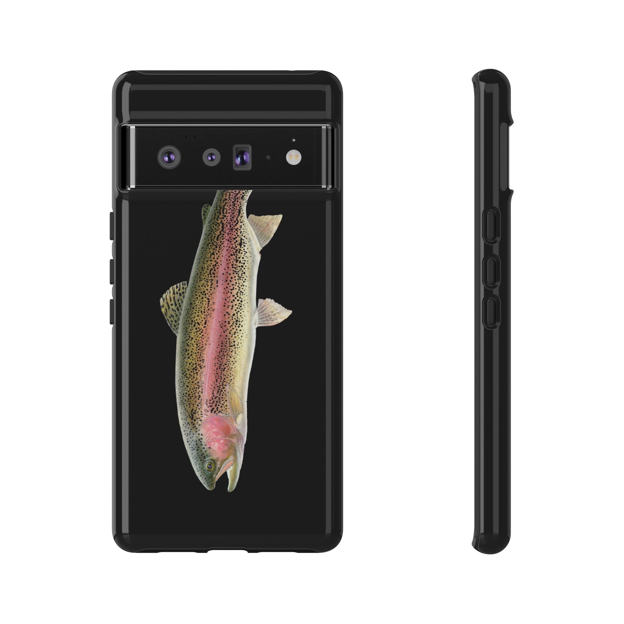 Rainbow Trout Black Phone Case (Samsung) Printify