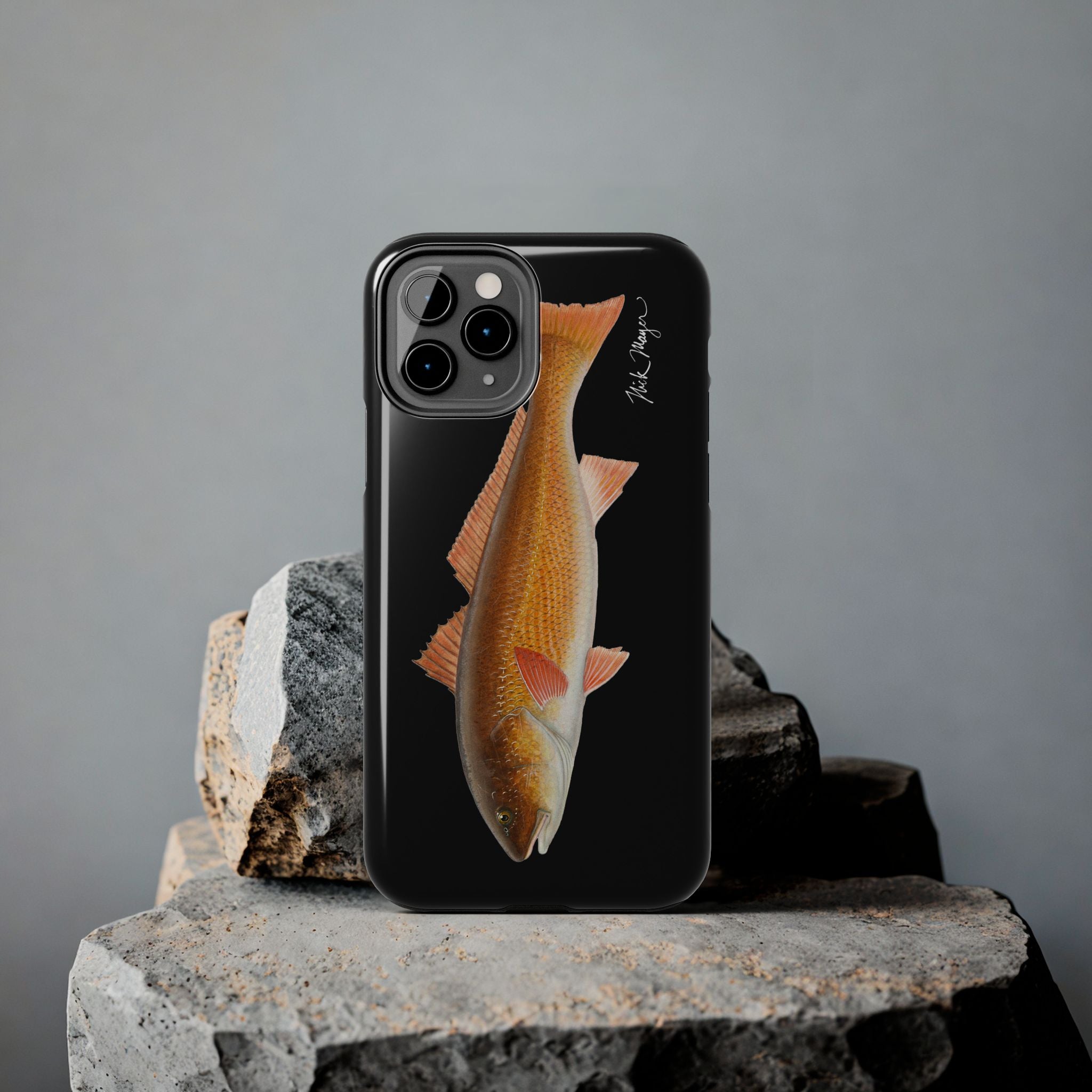 Redfish Black Phone Case (iPhone)