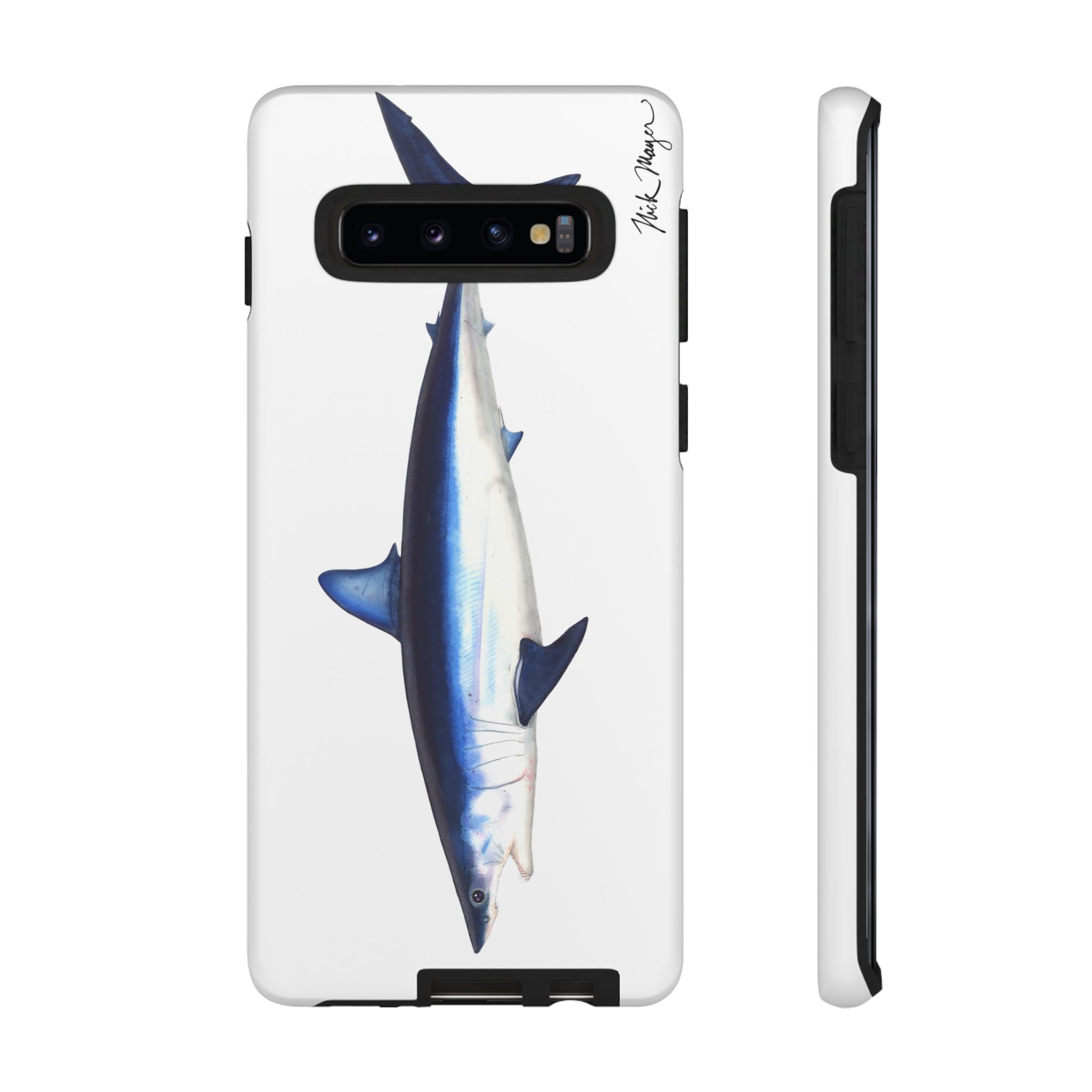 Mako Shark White Phone Case (Samsung)