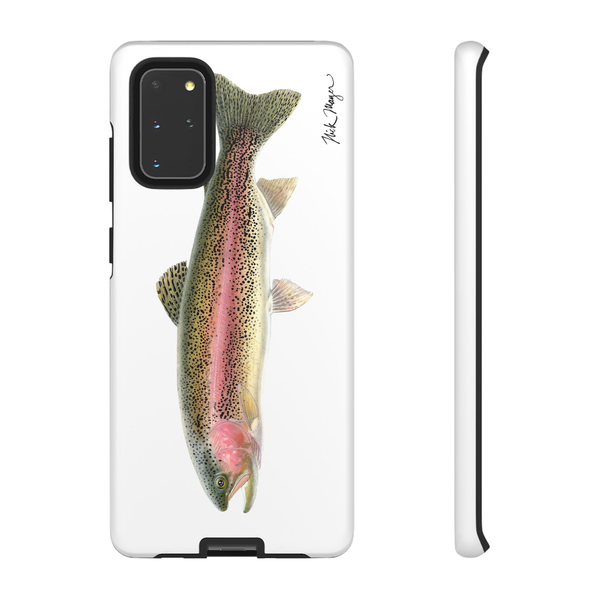 Rainbow Trout White Phone Case (Samsung) Printify