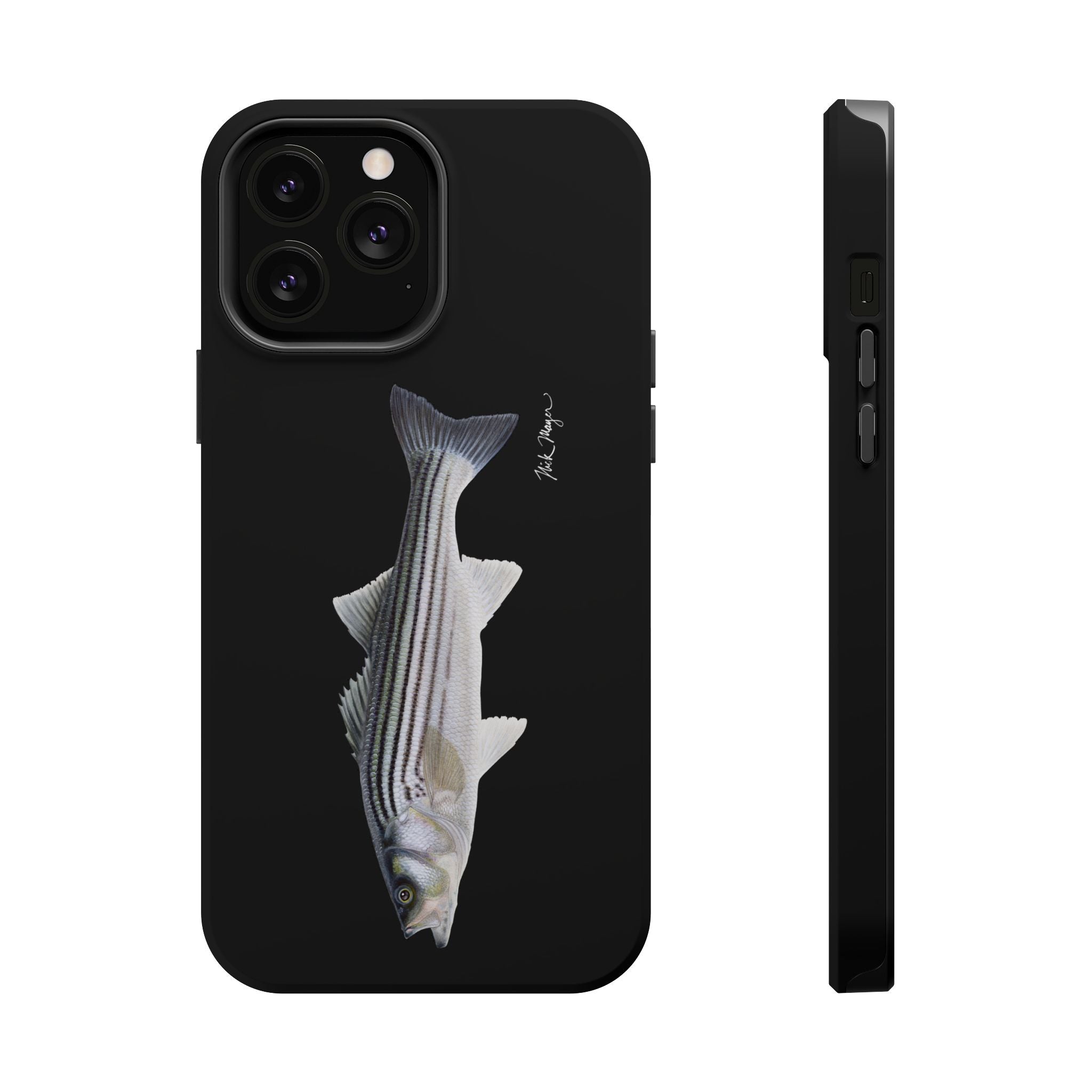Schoolie Striper MagSafe Black iPhone Case