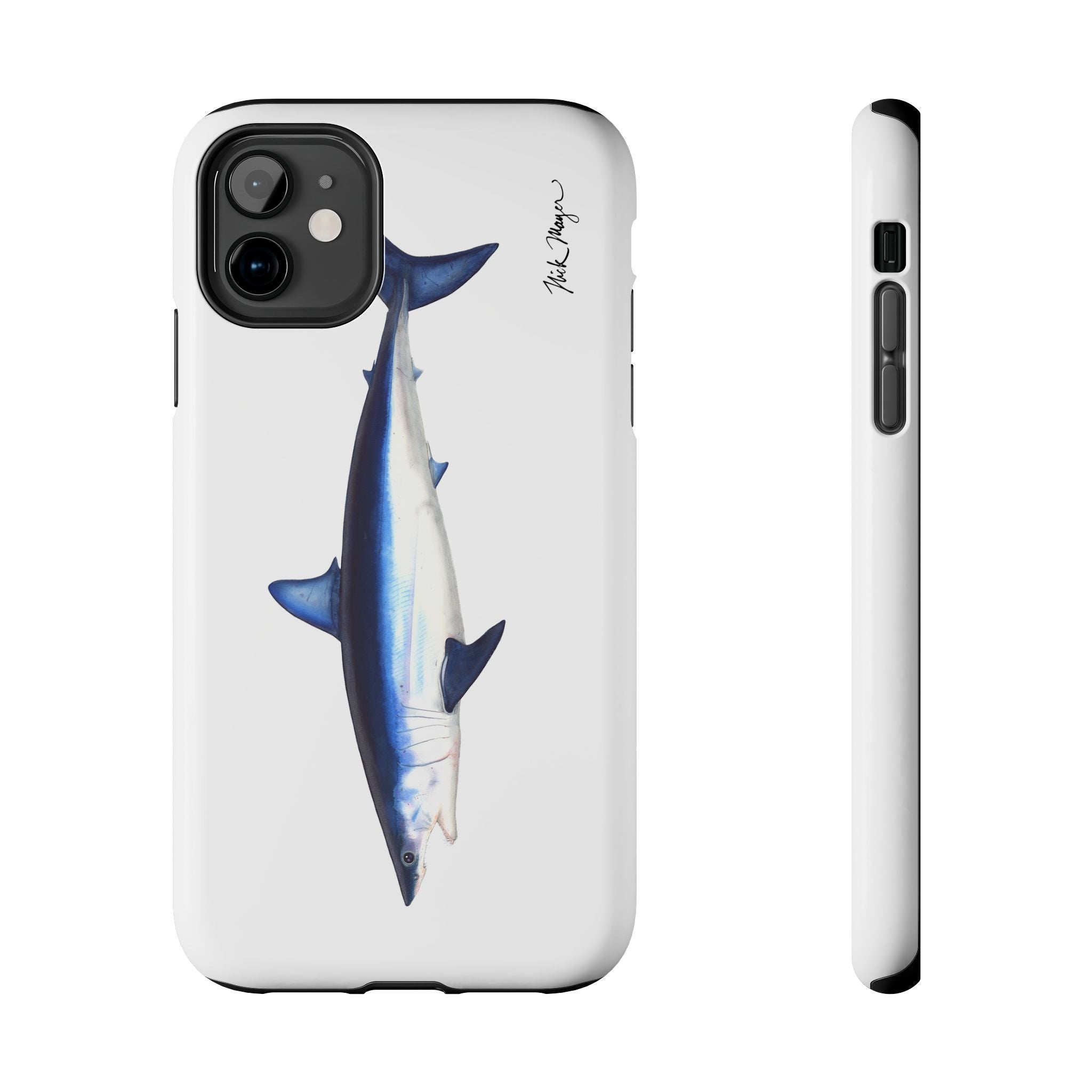 Mako Shark White Phone Case (iPhone)