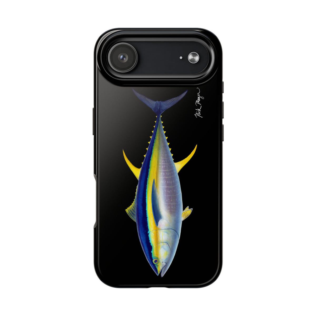 Yellowfin Tuna Black Phone Case (iPhone) Printify