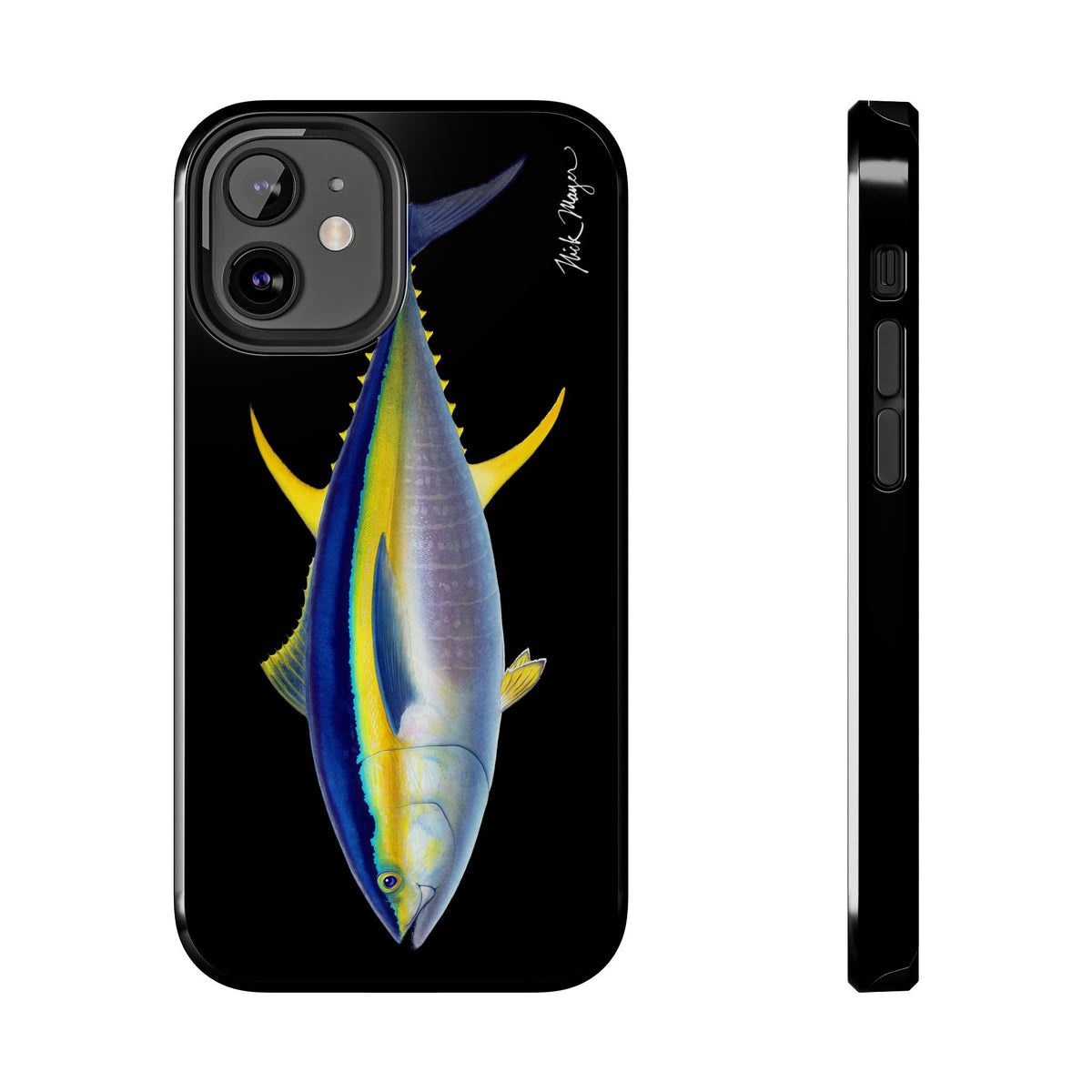 Yellowfin Tuna Black Phone Case (iPhone) Printify