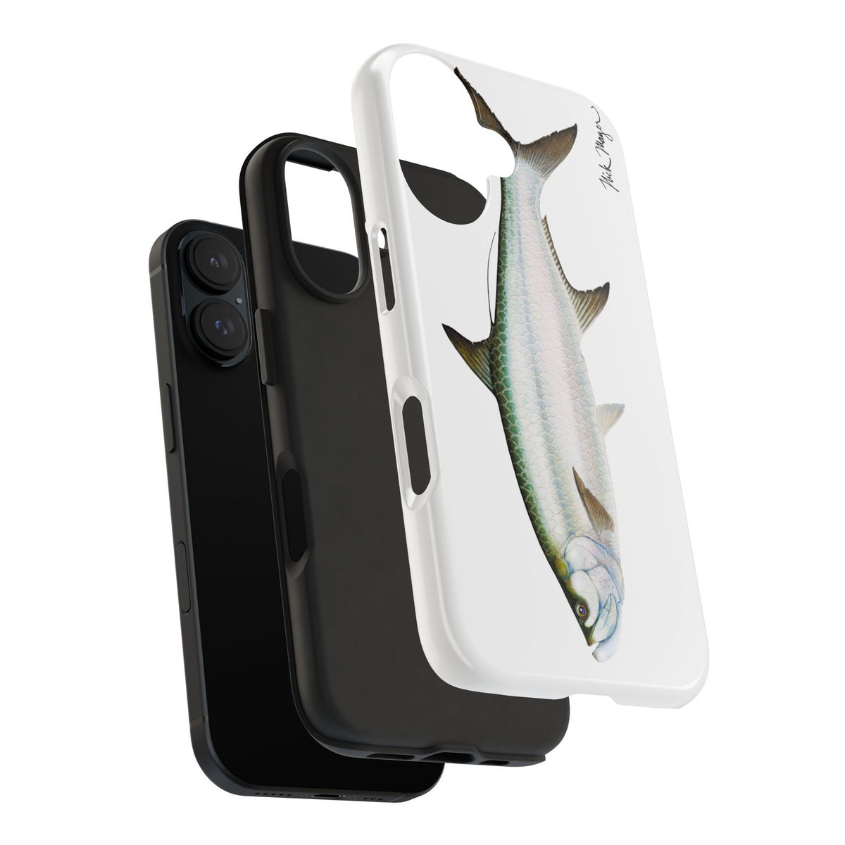 Tarpon White Phone Case (iPhone) Printify