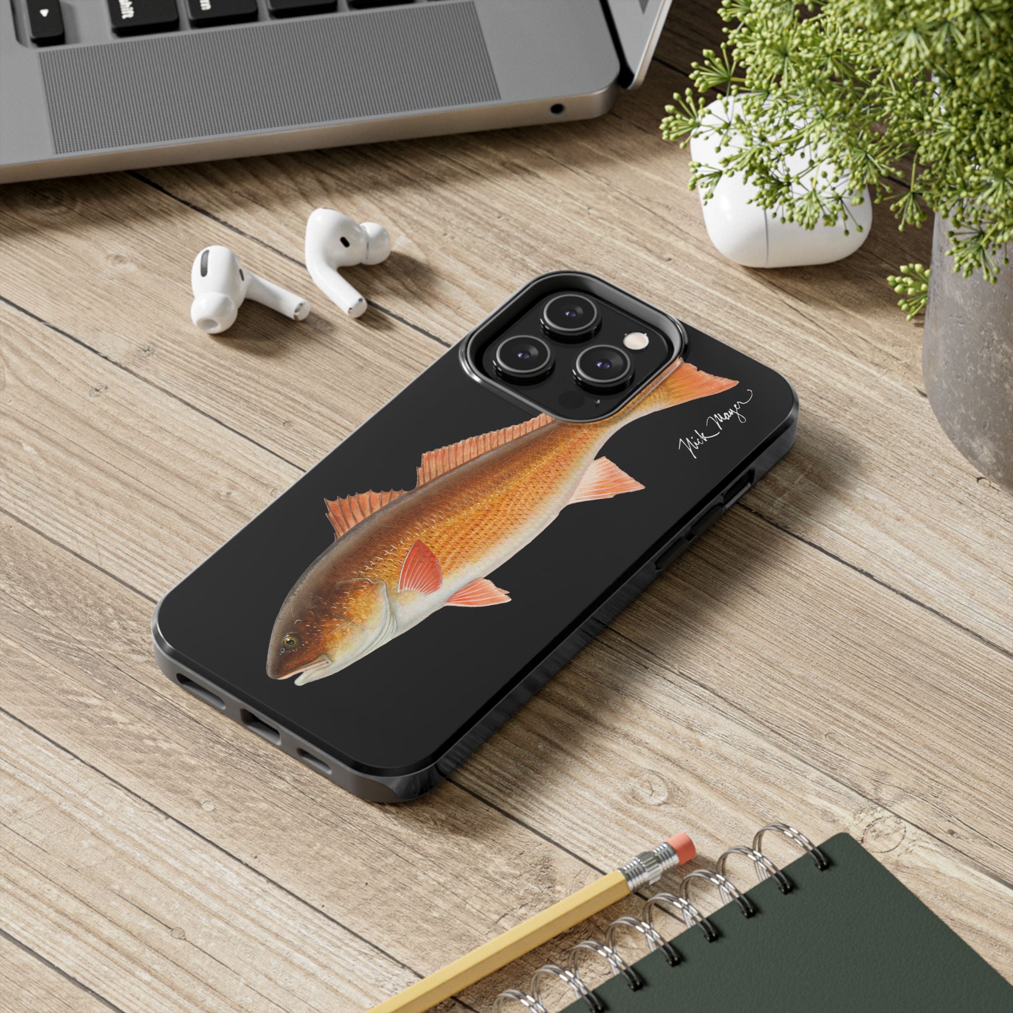 Redfish Black Phone Case (iPhone)